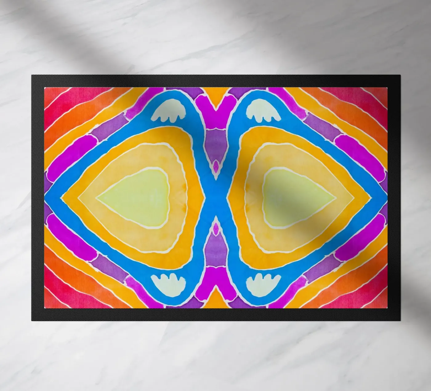 Batik-Muster Fußmatte von Little Dean