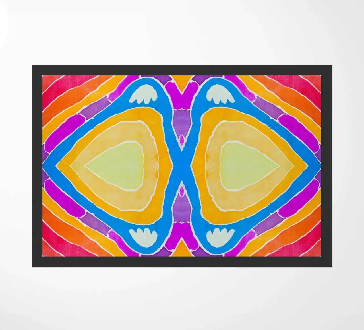 Batik pattern doormat by Little Dean