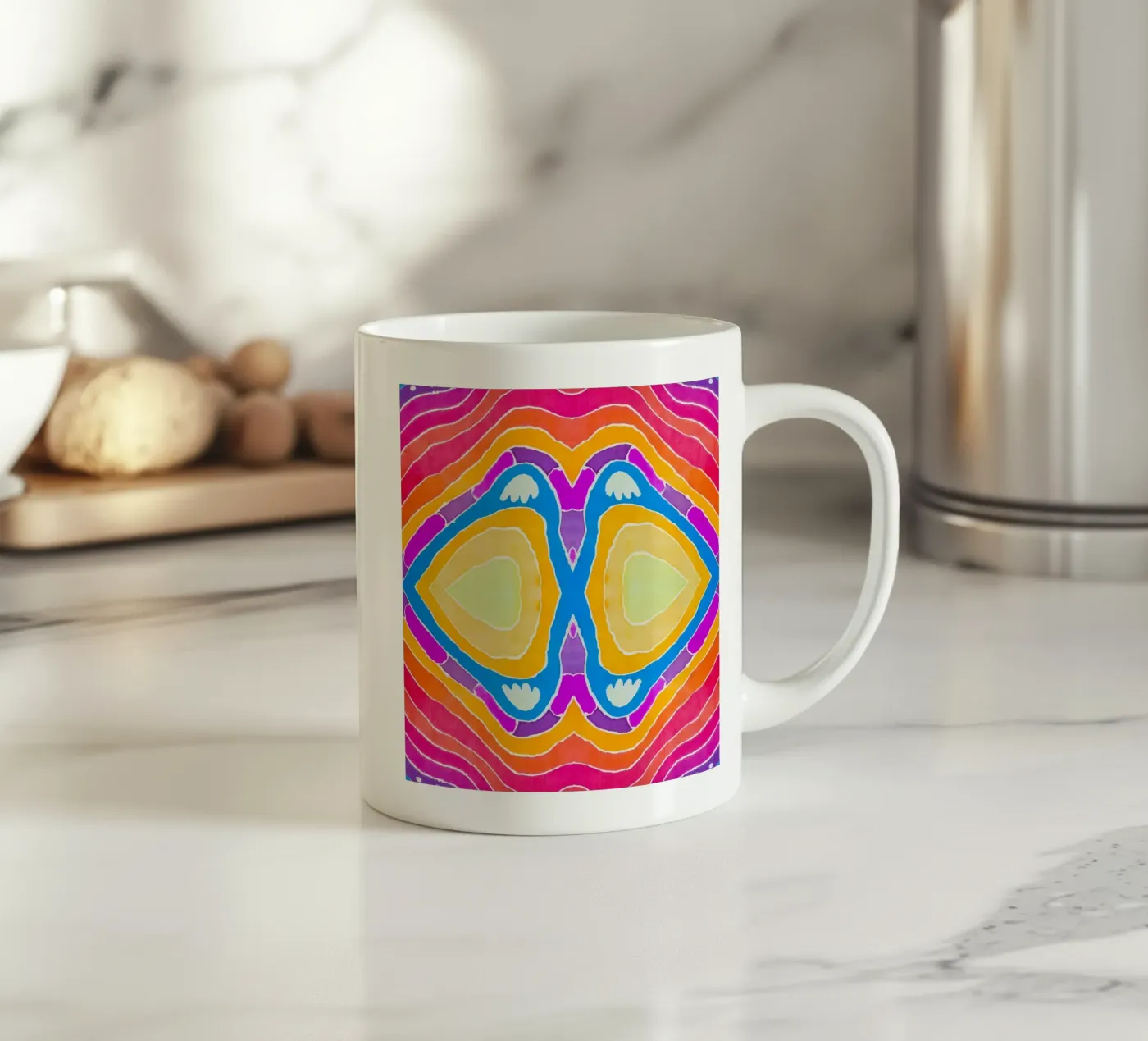 Motif batik mug en céramique de Little Dean