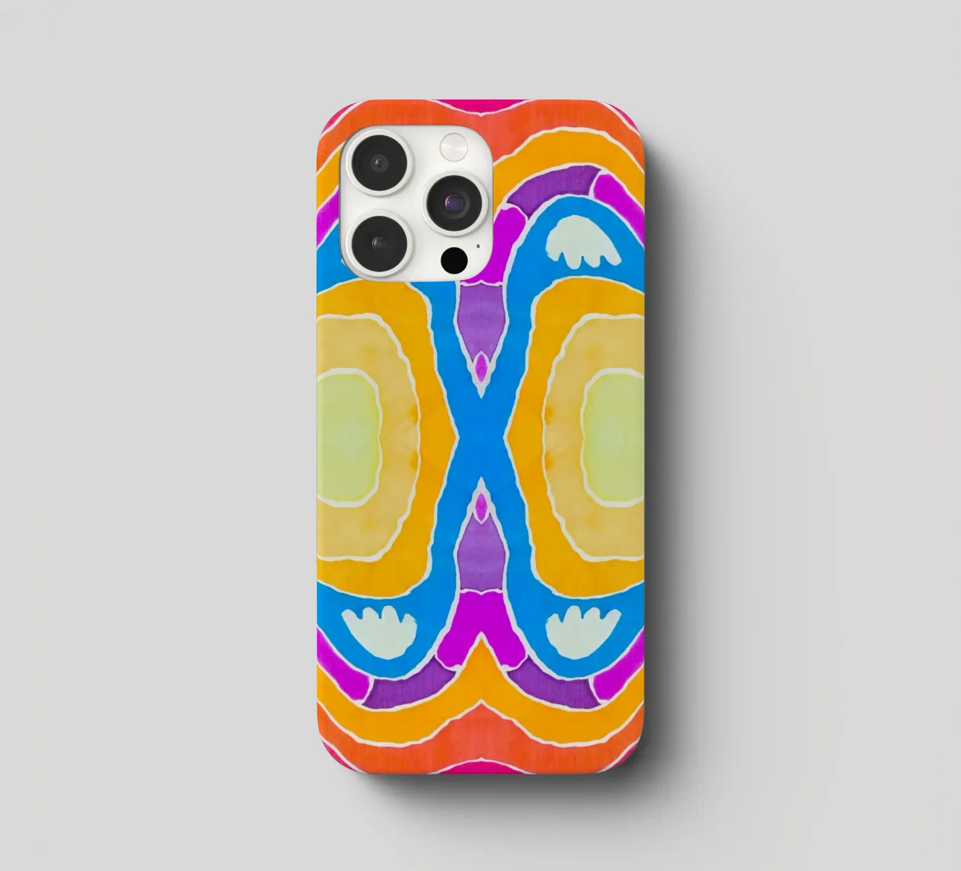 Batik pattern iphone case by Little Dean