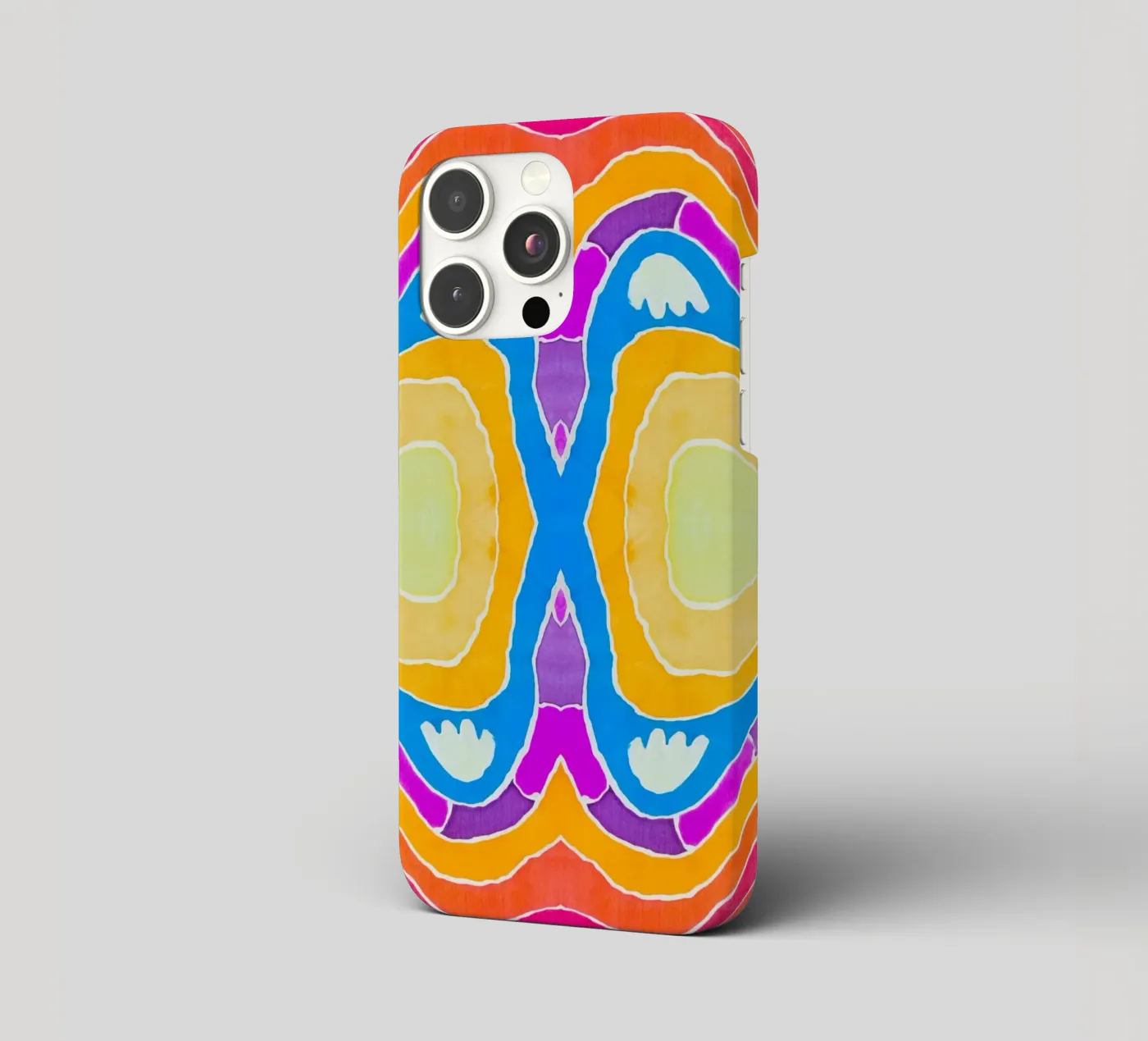 Batik pattern iphone case by Little Dean