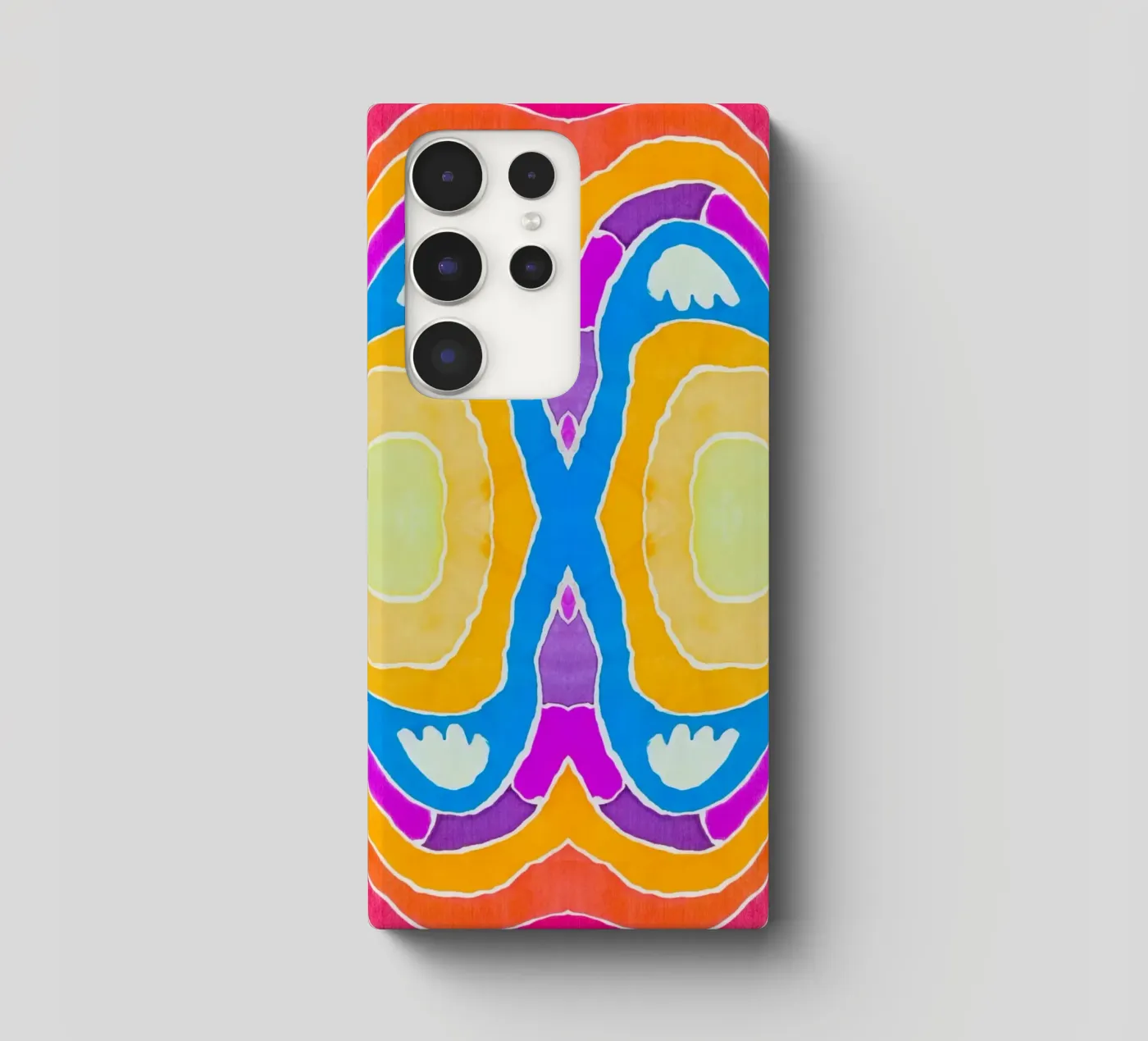 Batik pattern samsung phone case by Little Dean