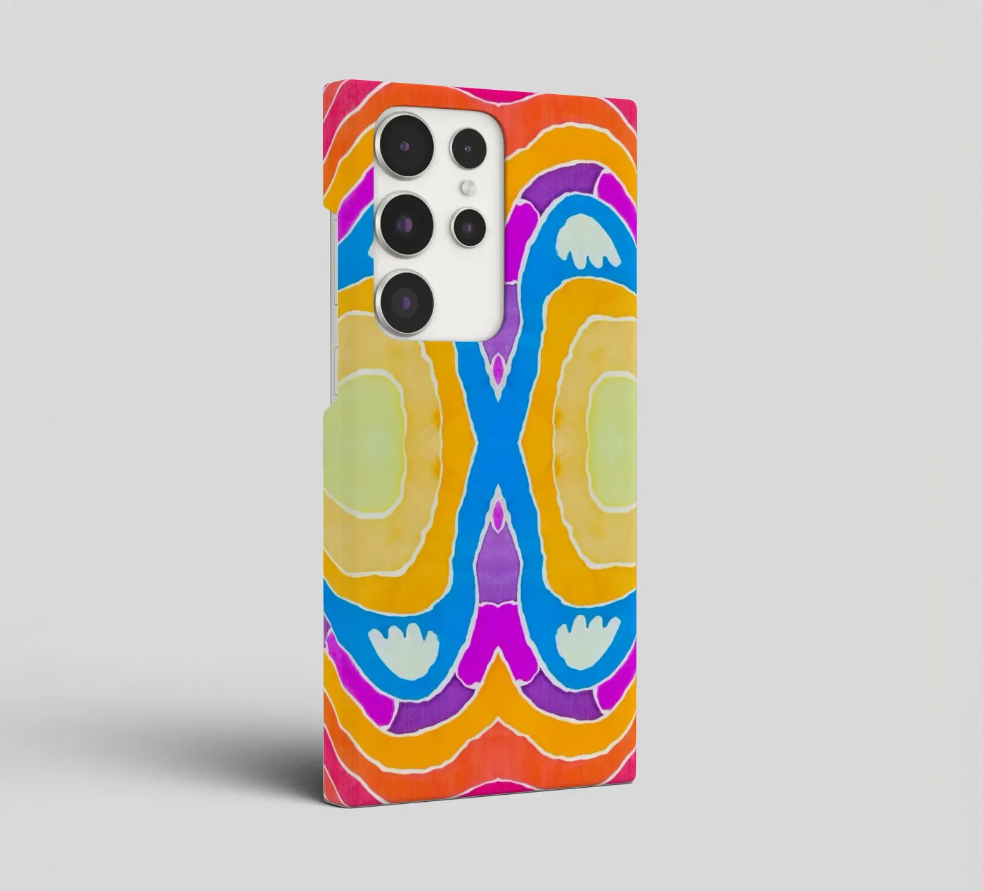 Batik pattern samsung phone case by Little Dean