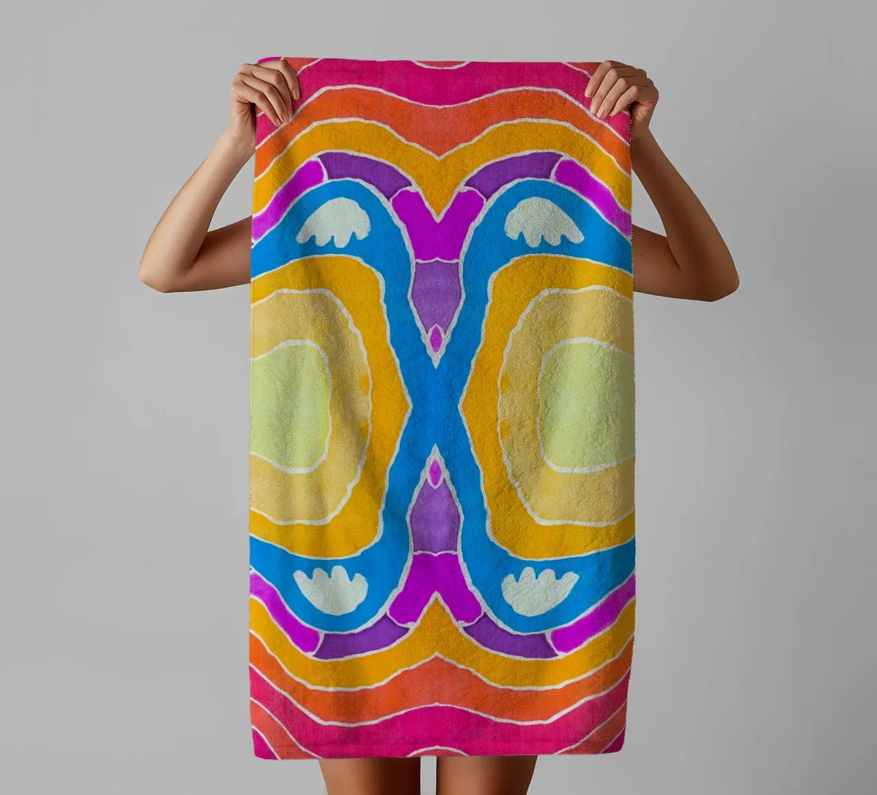 Batik pattern towel by Little Dean