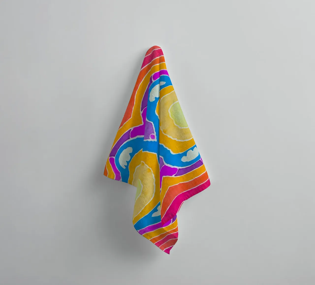 Batik pattern towel by Little Dean