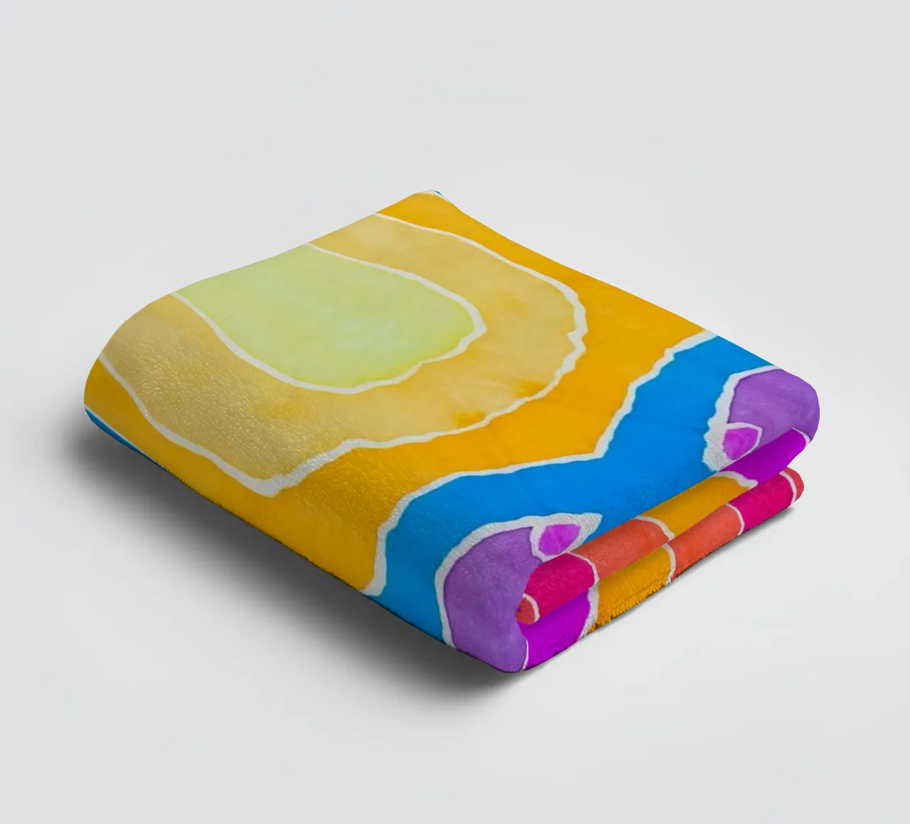 Batik pattern towel by Little Dean