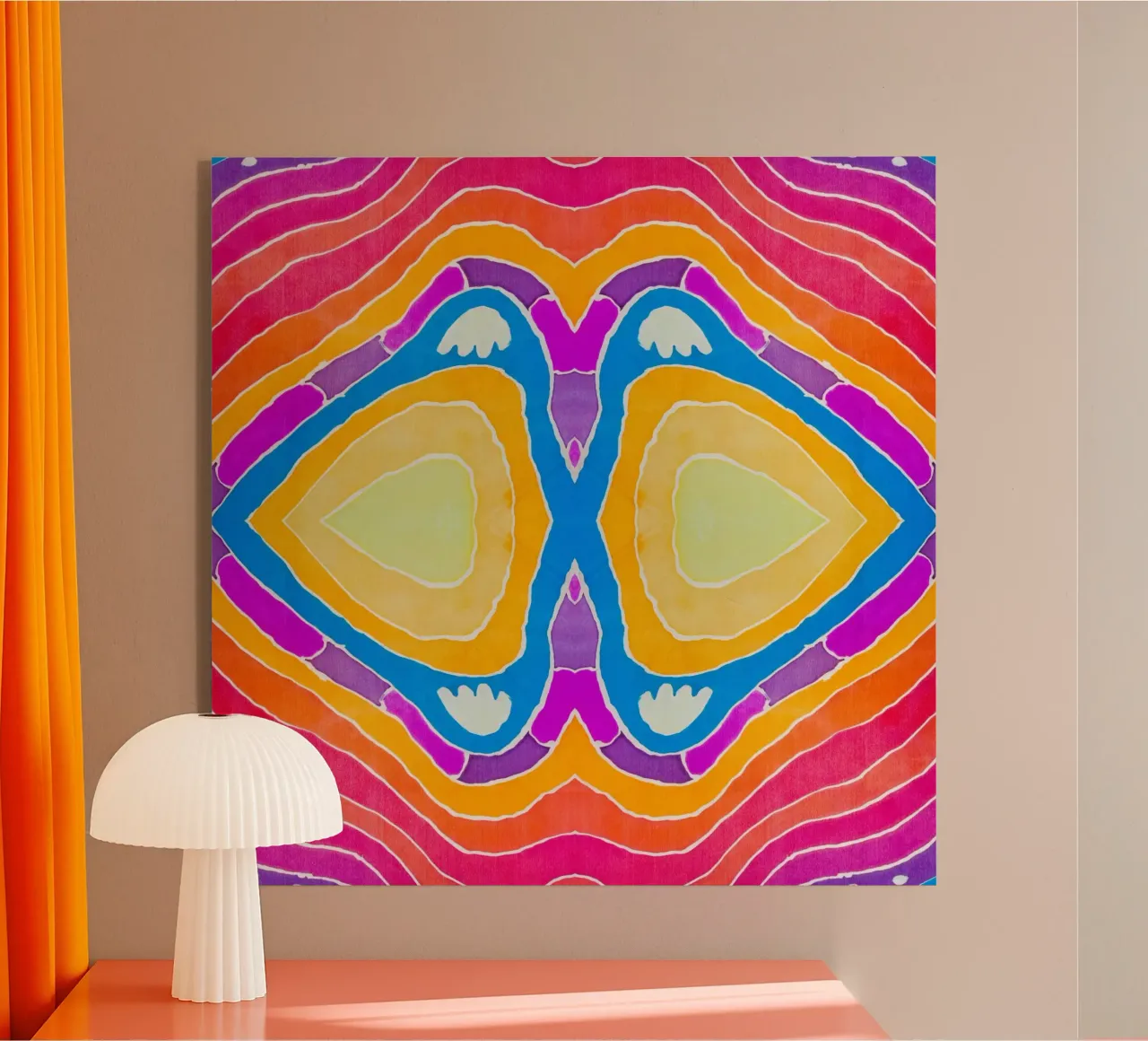 Batik pattern plexiglass da Little Dean