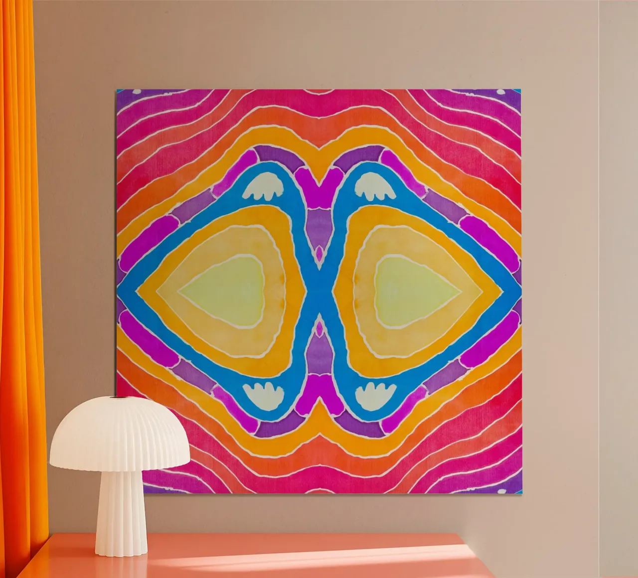 Batik pattern poster by Little Dean