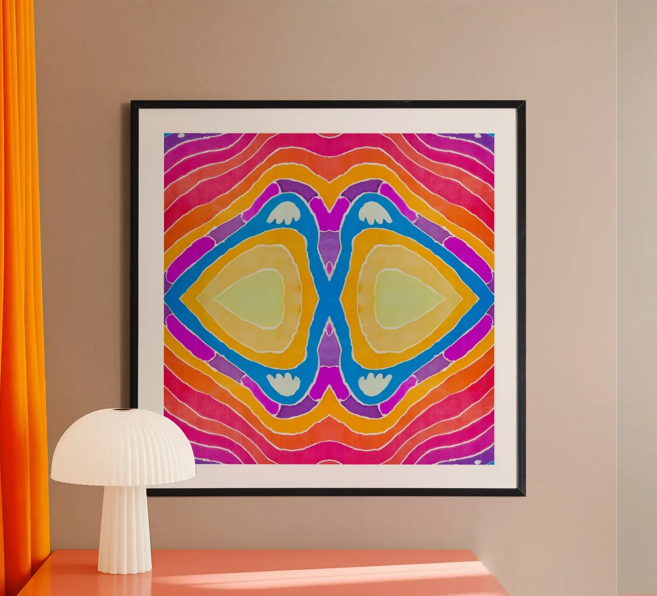 Batik pattern poster by Little Dean