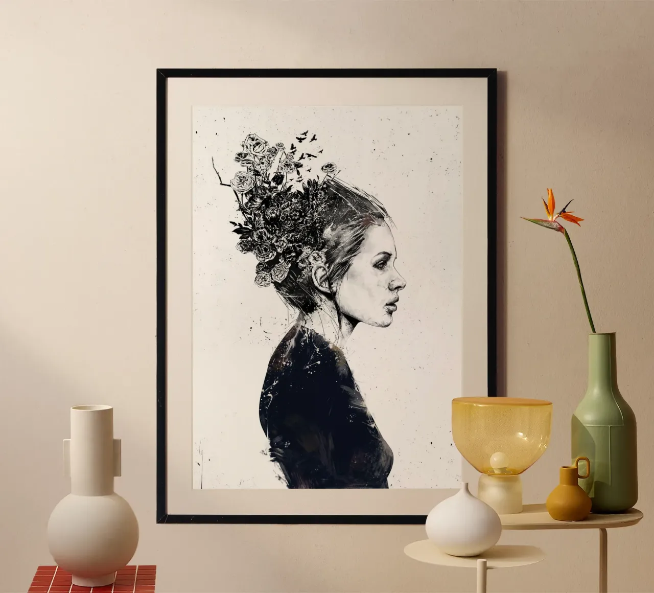 Blooming girl poster by Balazs Solti
