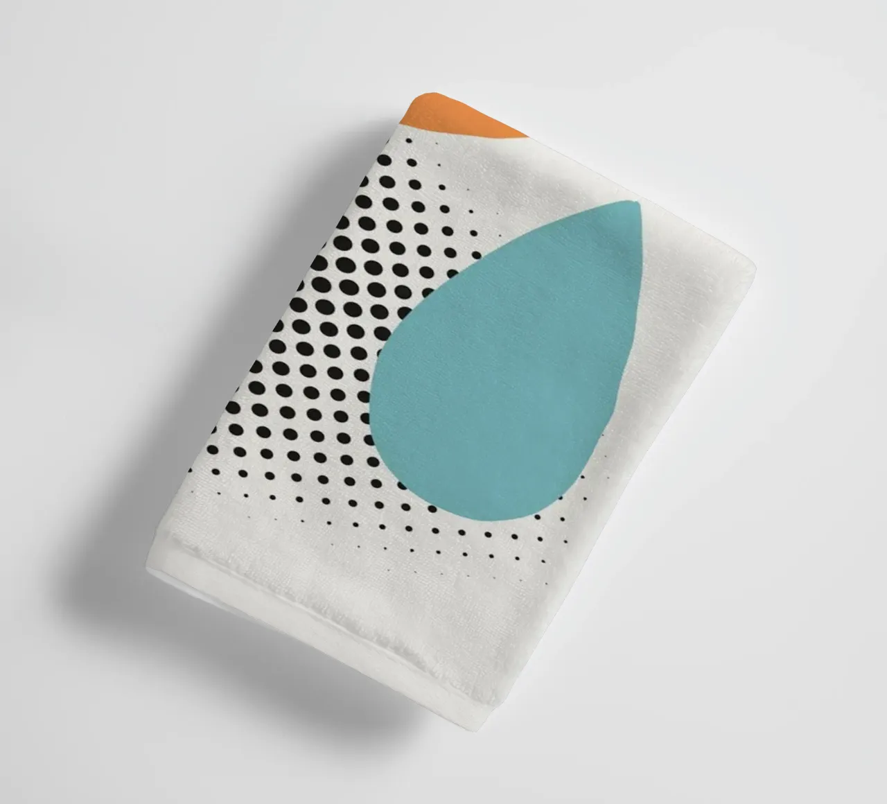 Digital abstract towel by Little Dean