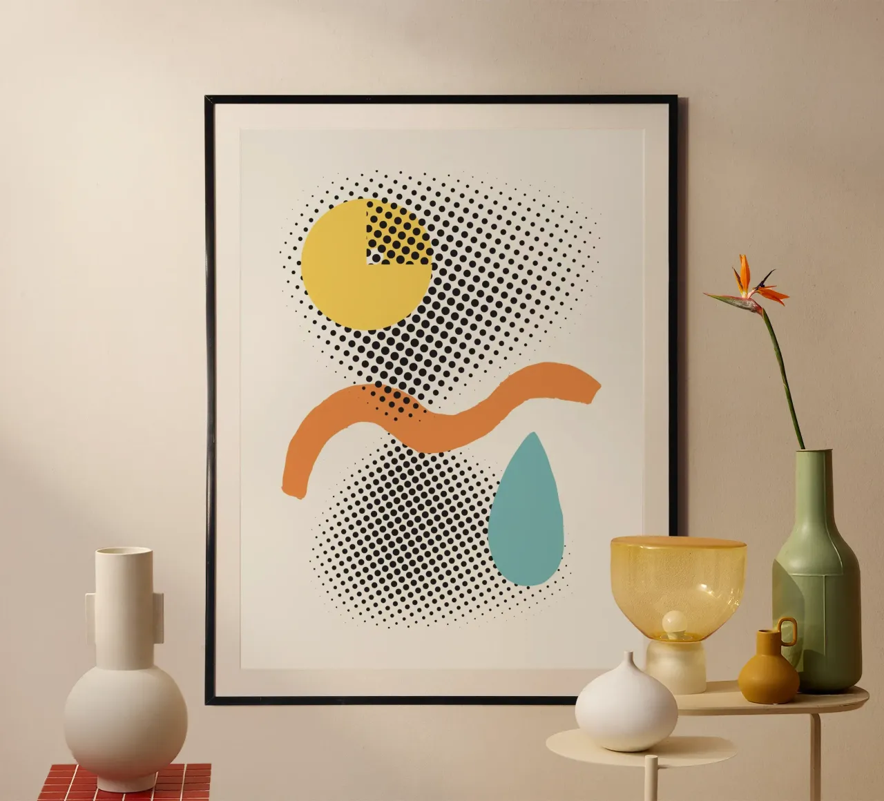 Estratto digitale poster con telaio in alluminio da Little Dean