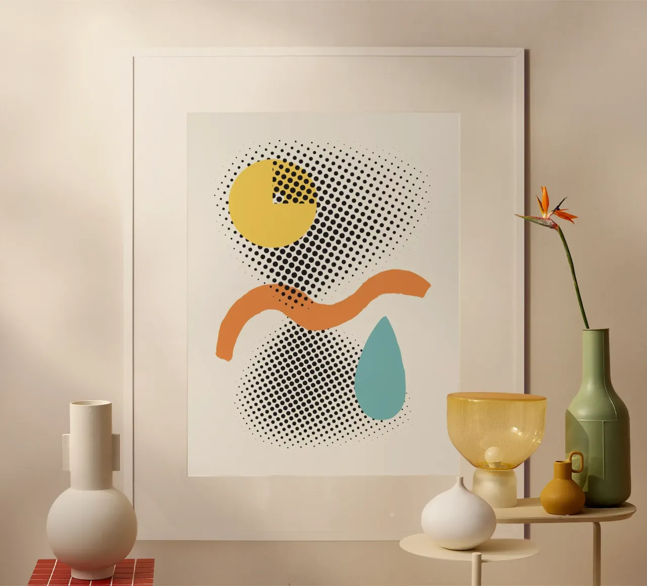 Estratto digitale poster con telaio in alluminio da Little Dean