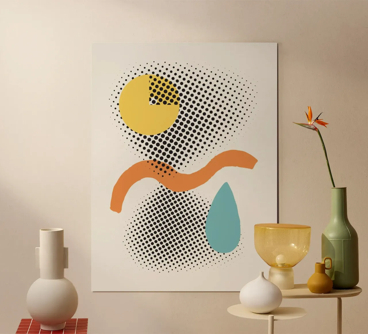 Estratto digitale poster con telaio in alluminio da Little Dean