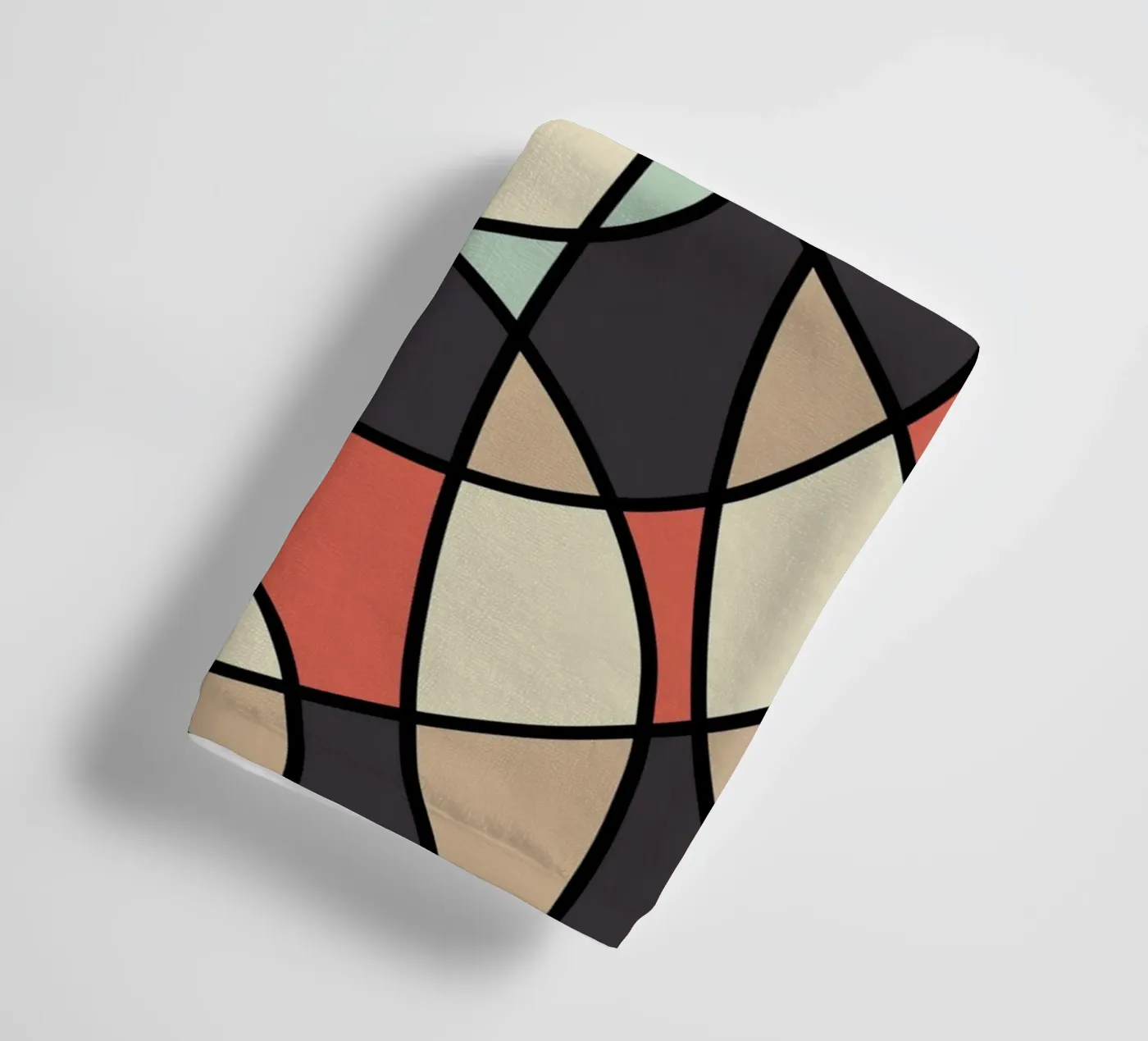 Glass tile pattern towel by Little Dean