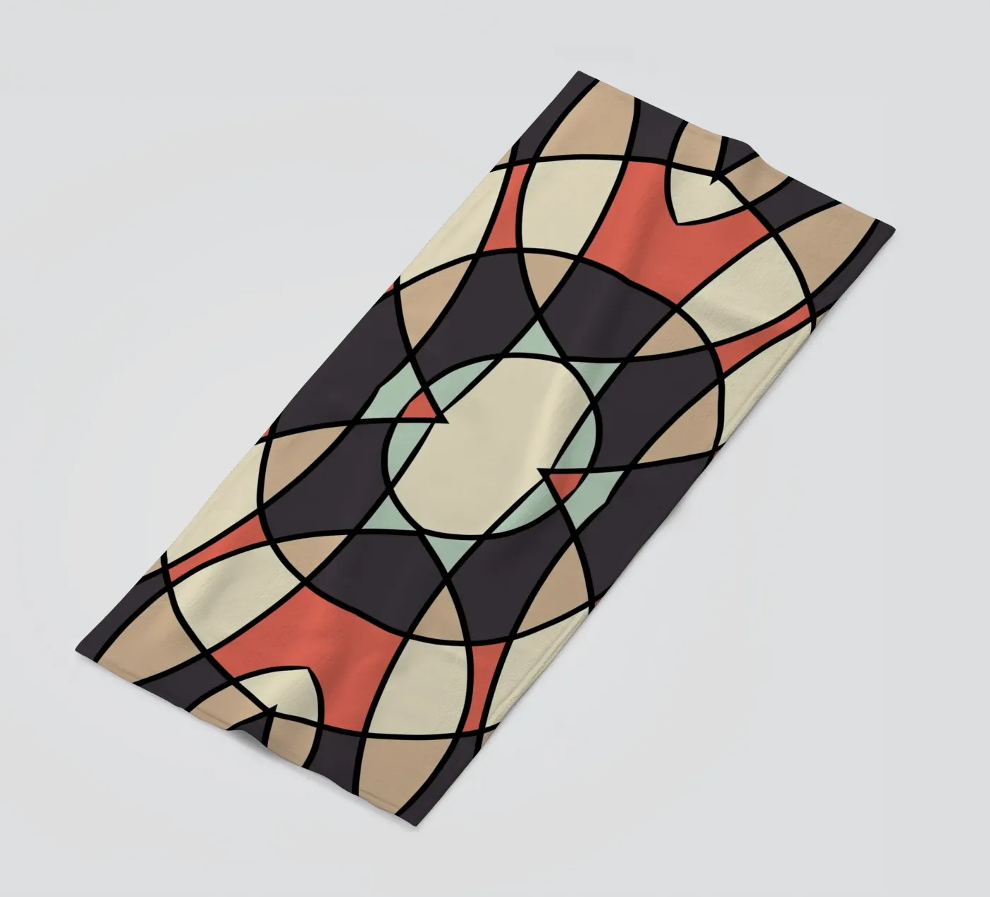 Glass tile pattern telo mare da Little Dean