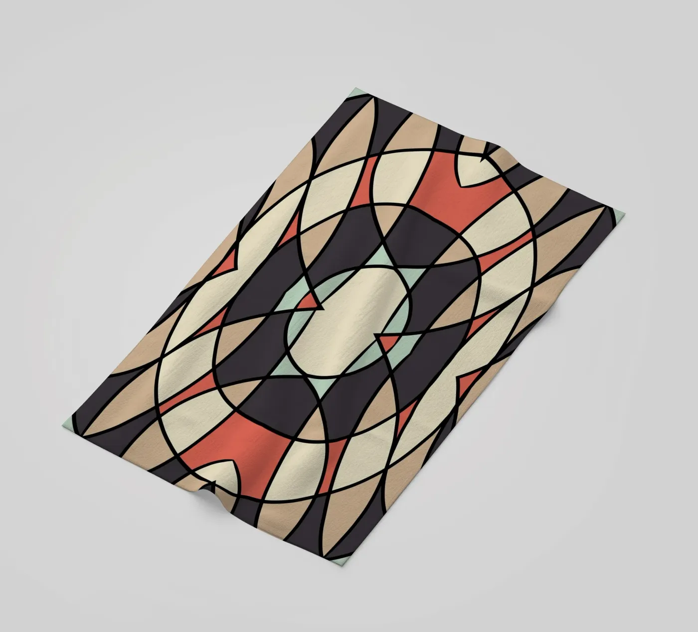 Glass tile pattern telo mare da Little Dean