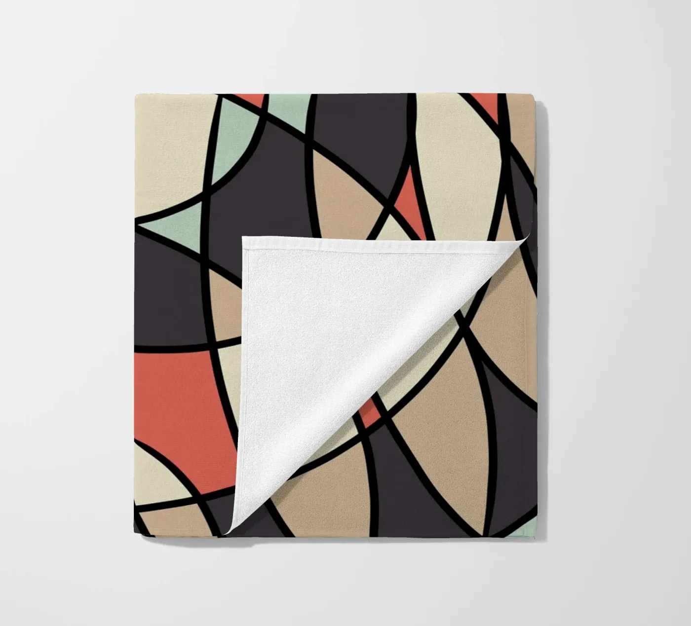 Glass tile pattern telo mare da Little Dean