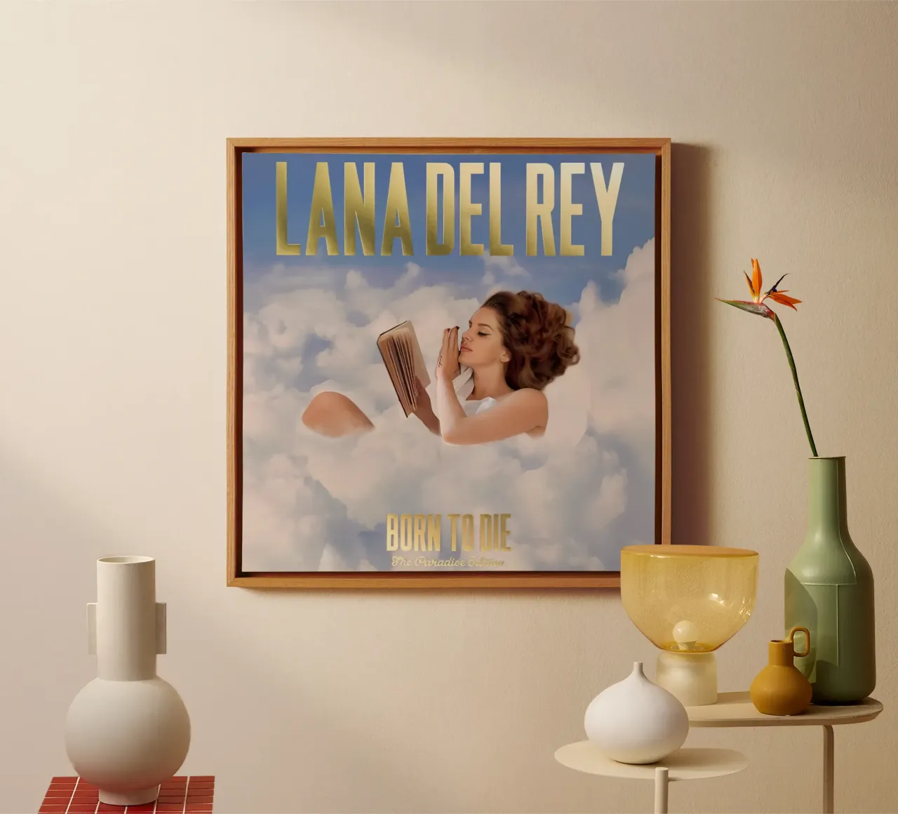 Lana Del Rey Born to Die Edizione Paradiso tela con Cornice a cassetta da kanel shop