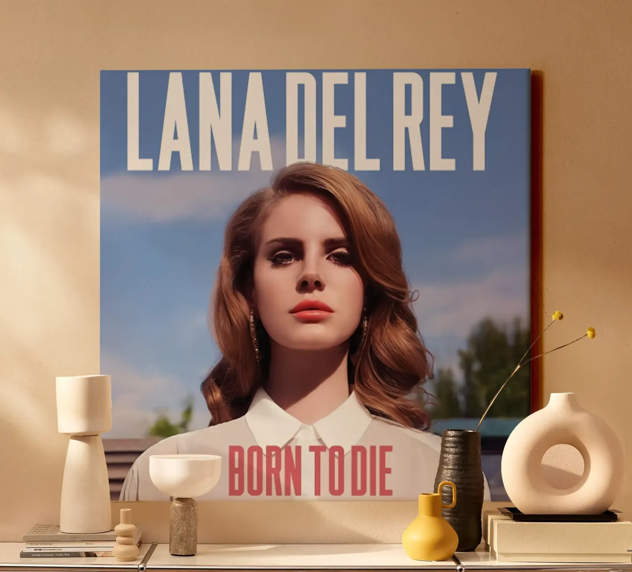 Lana Del Rey Born to Die lienzo con Marco flotante de kanel shop
