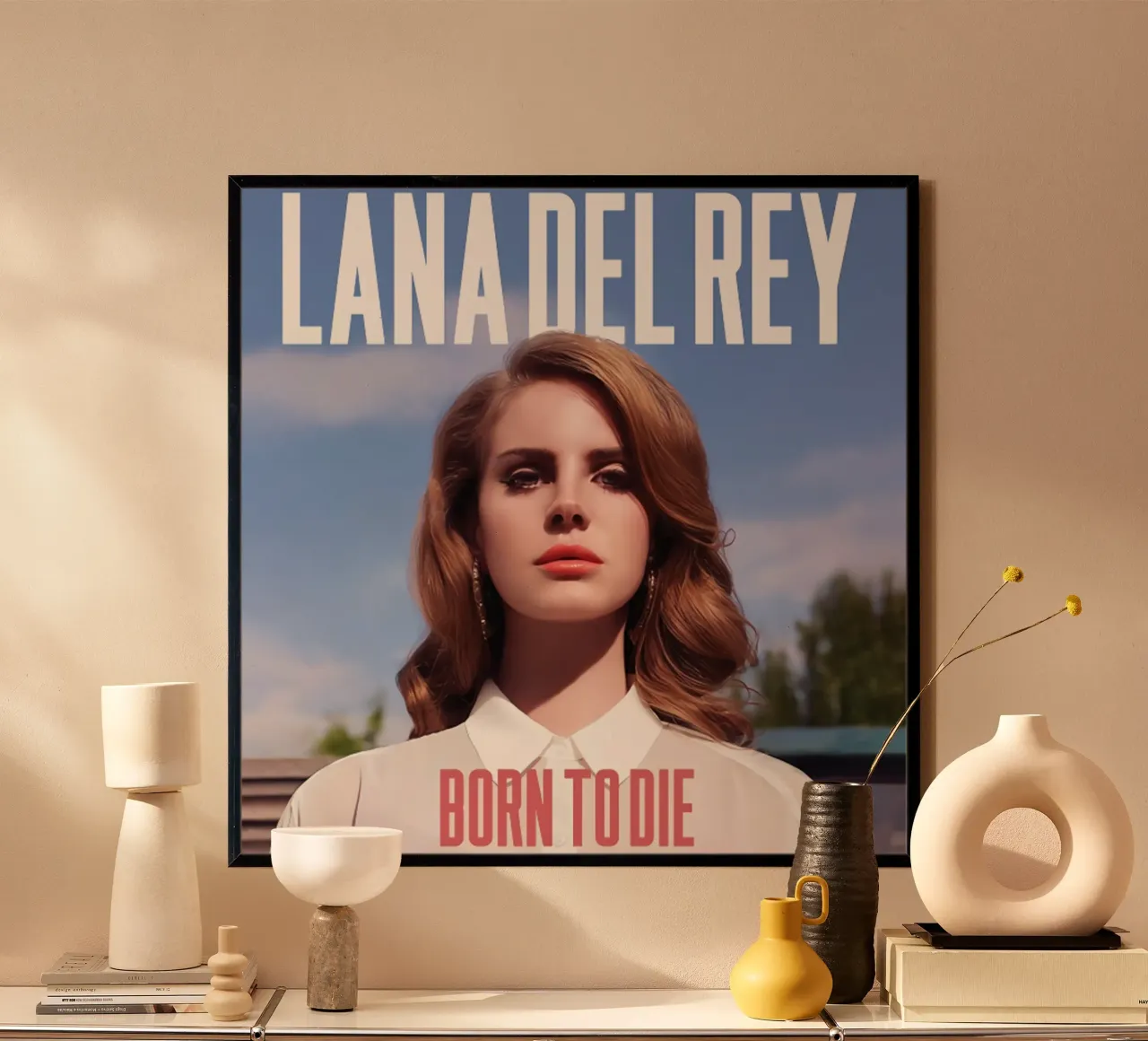 Lana Del Rey Born to Die poster con telaio in plastica da kanel shop