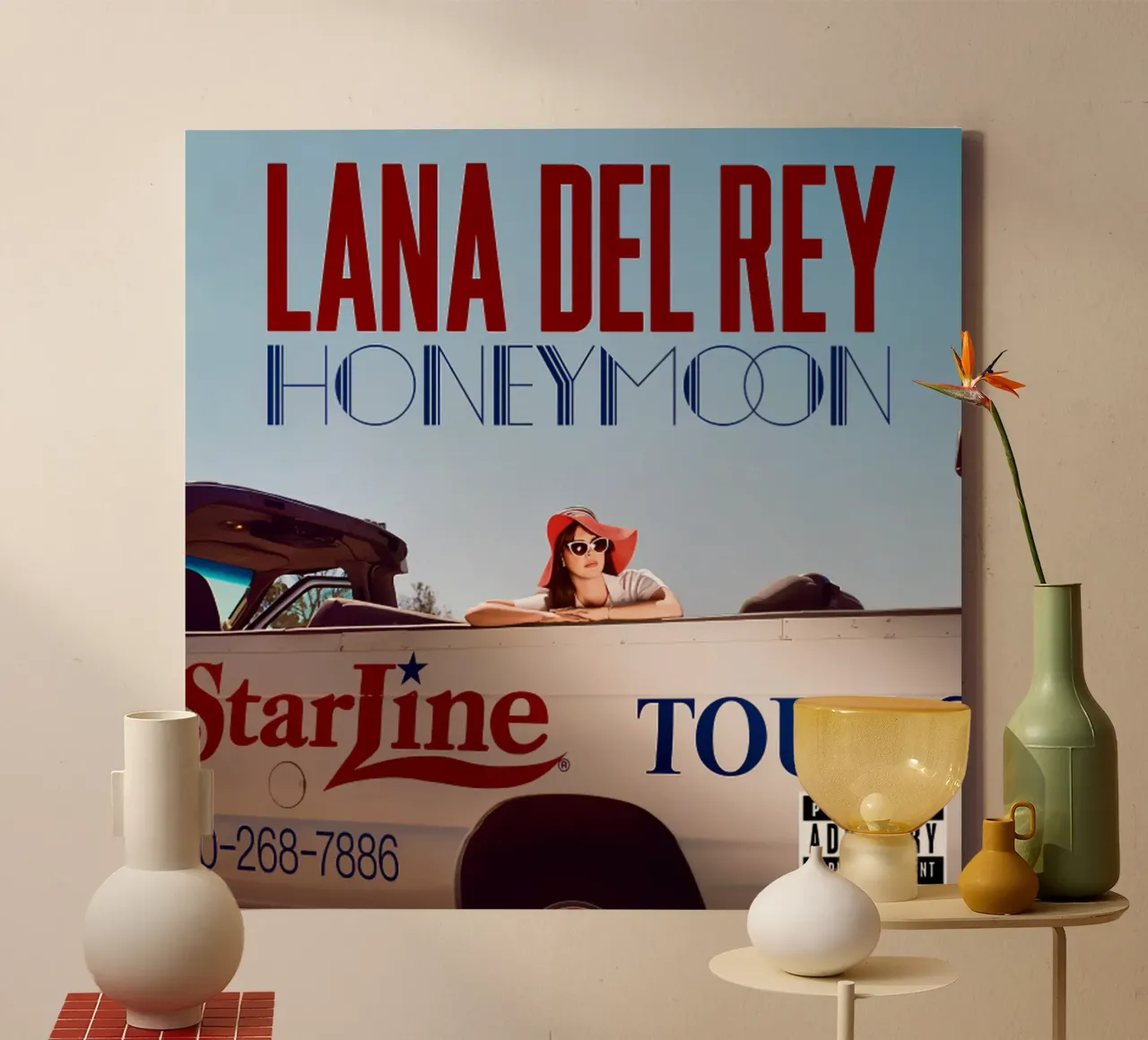 Lana Del Rey HoneyMoon Tour tela con Cornice a cassetta da kanel shop