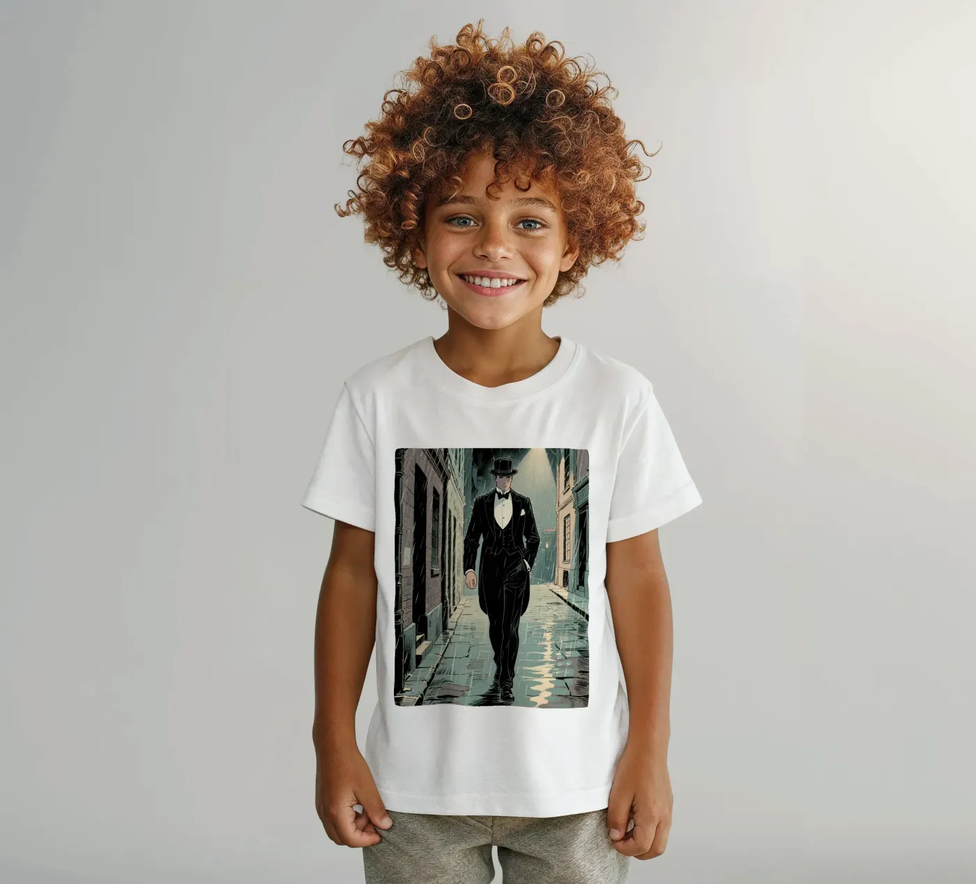 agent man t-shirt bambini da knowledge
