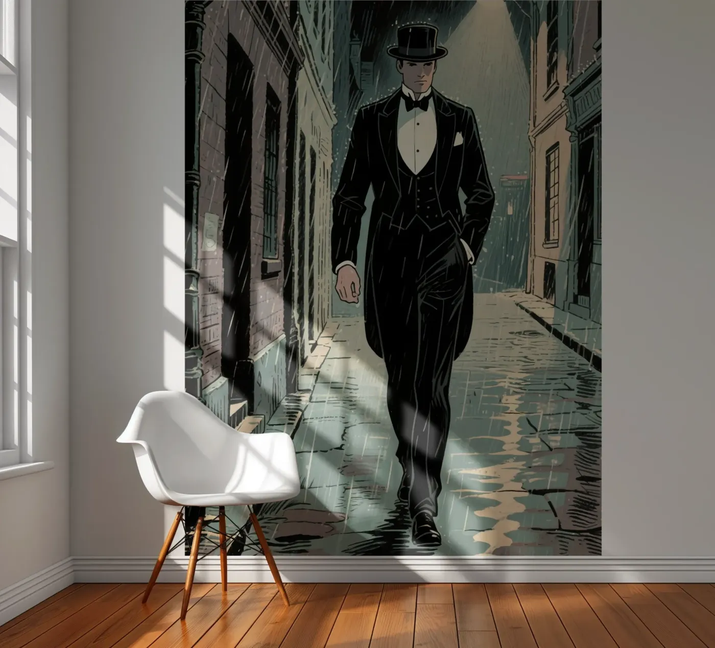 agent man fotobehang van knowledge