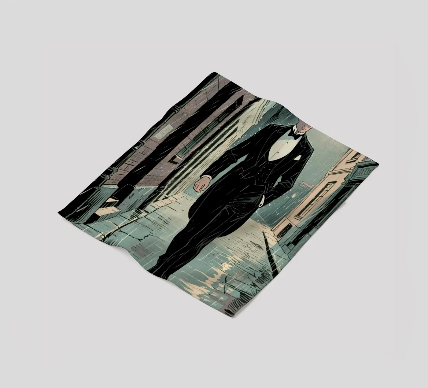 agent man fleecedeken van knowledge