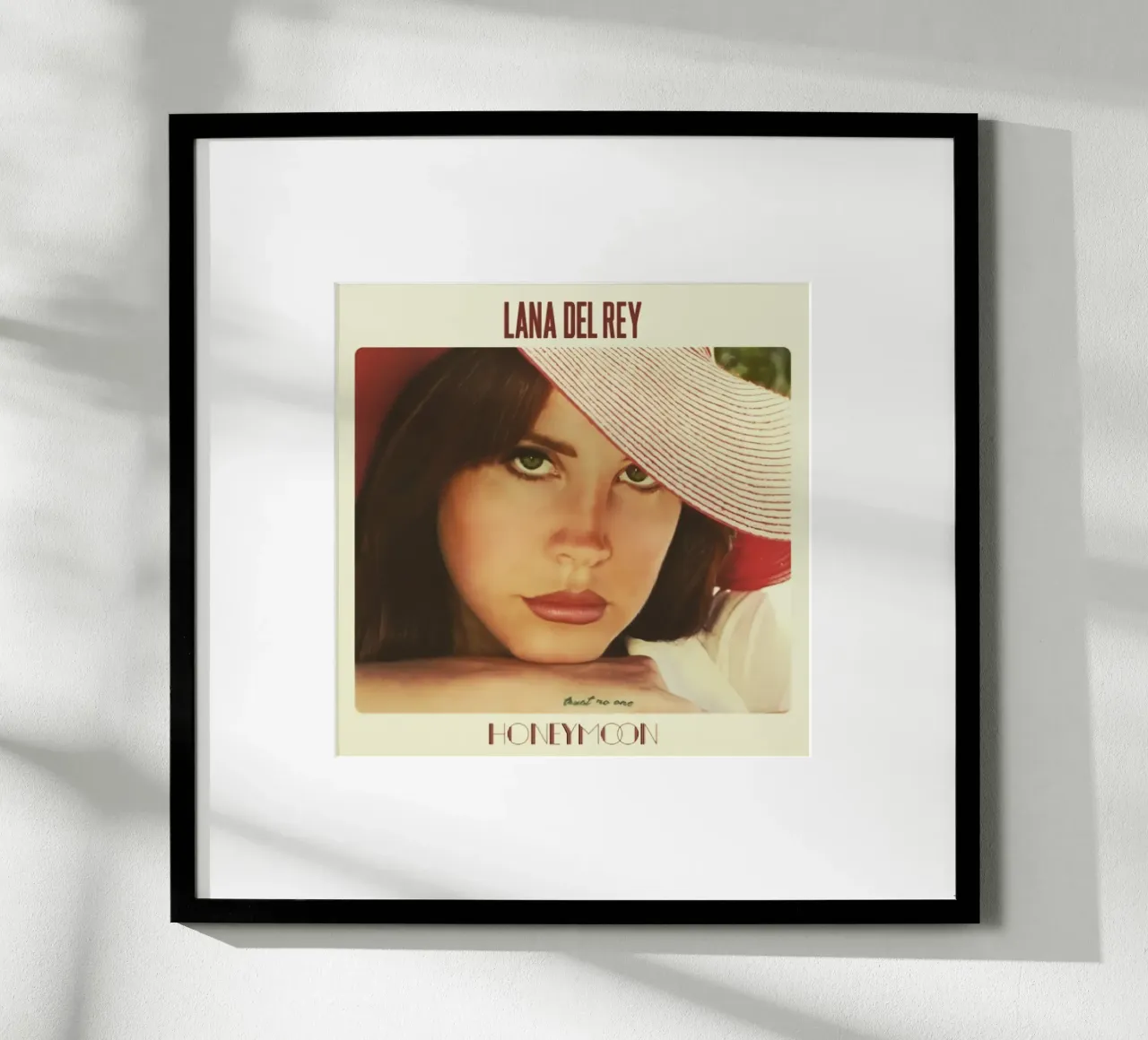Lana Del Rey HoneyMoon poster con telaio in plastica da kanel shop