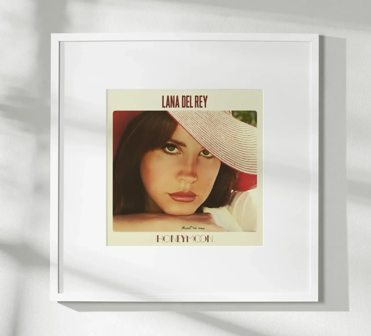 Lana Del Rey HoneyMoon poster con telaio in plastica da kanel shop