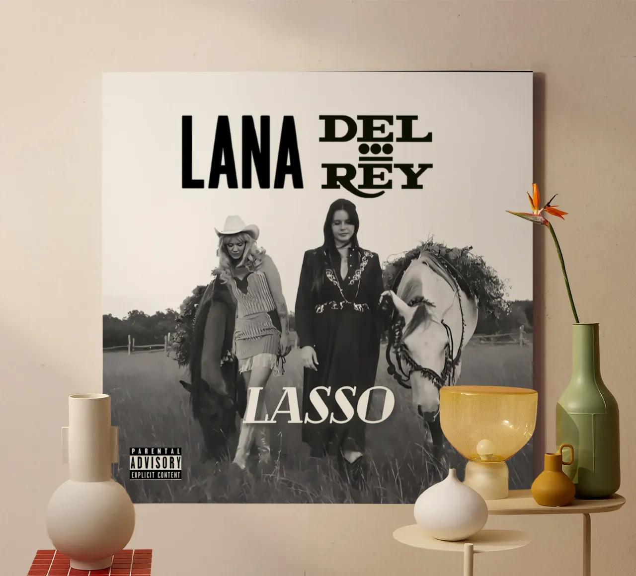 Lana Del Rey Lasso tela con Cornice a cassetta da kanel shop