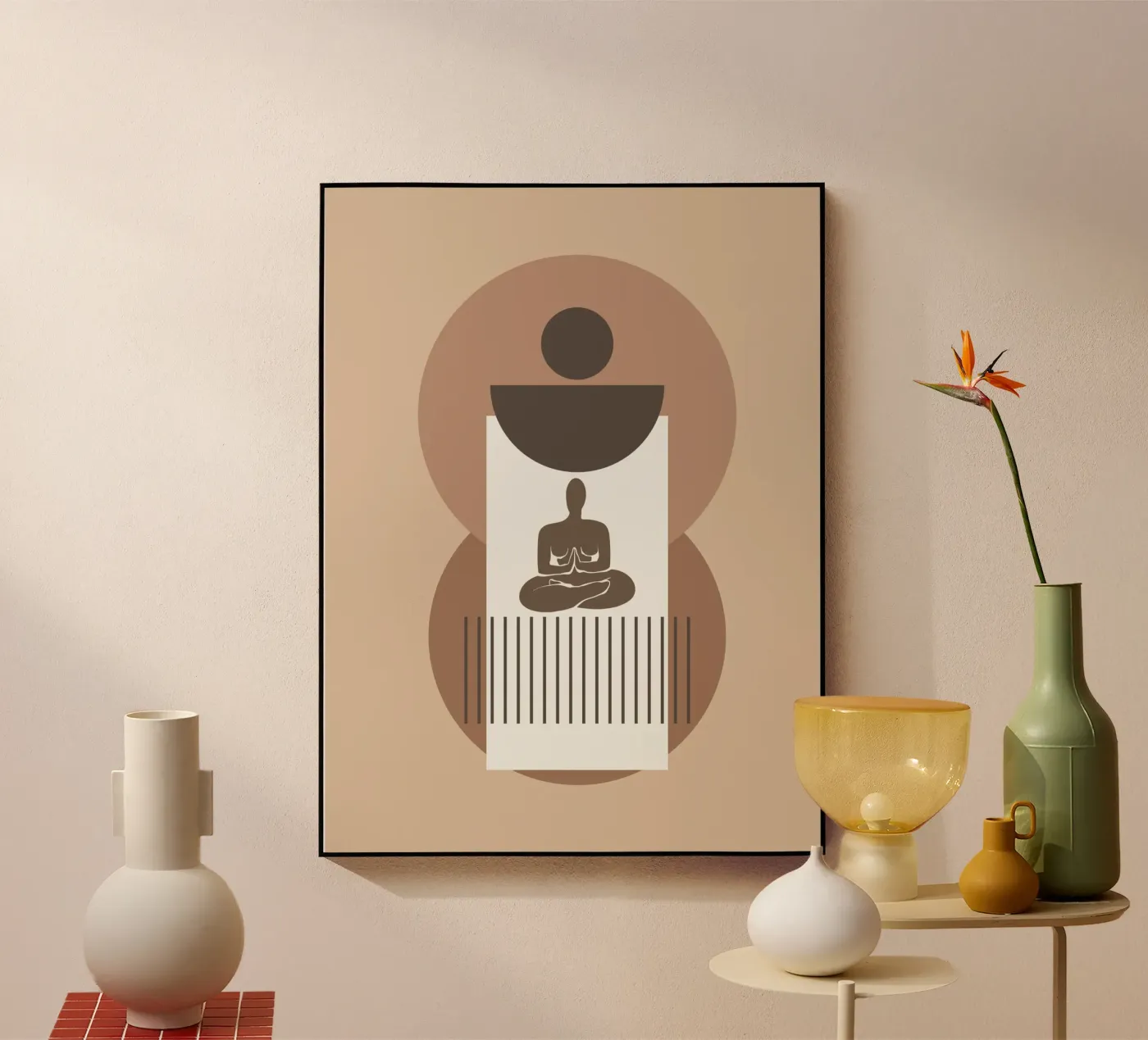 Mid century 06 acryl van Little Dean