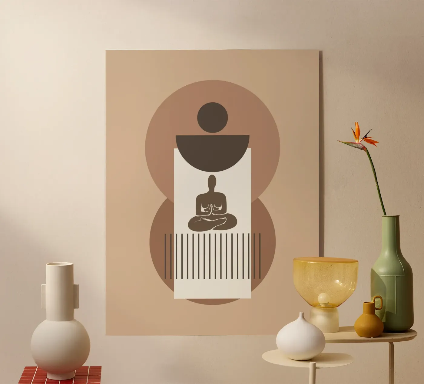 Mid century 06 acryl van Little Dean