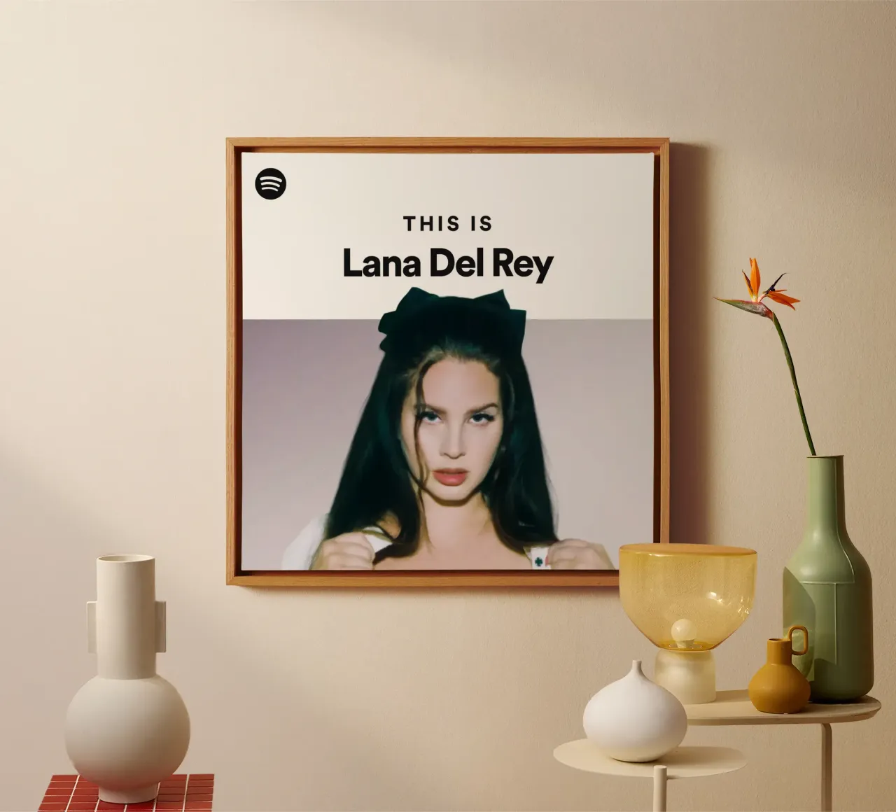 Questa è Lana Del Rey tela con Cornice a cassetta da kanel shop