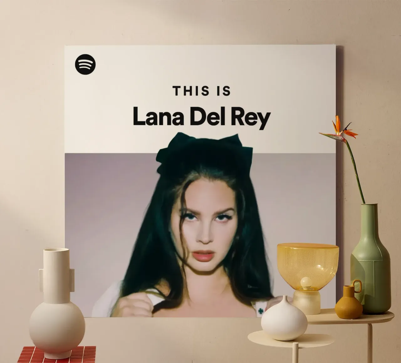 Questa è Lana Del Rey tela con Cornice a cassetta da kanel shop
