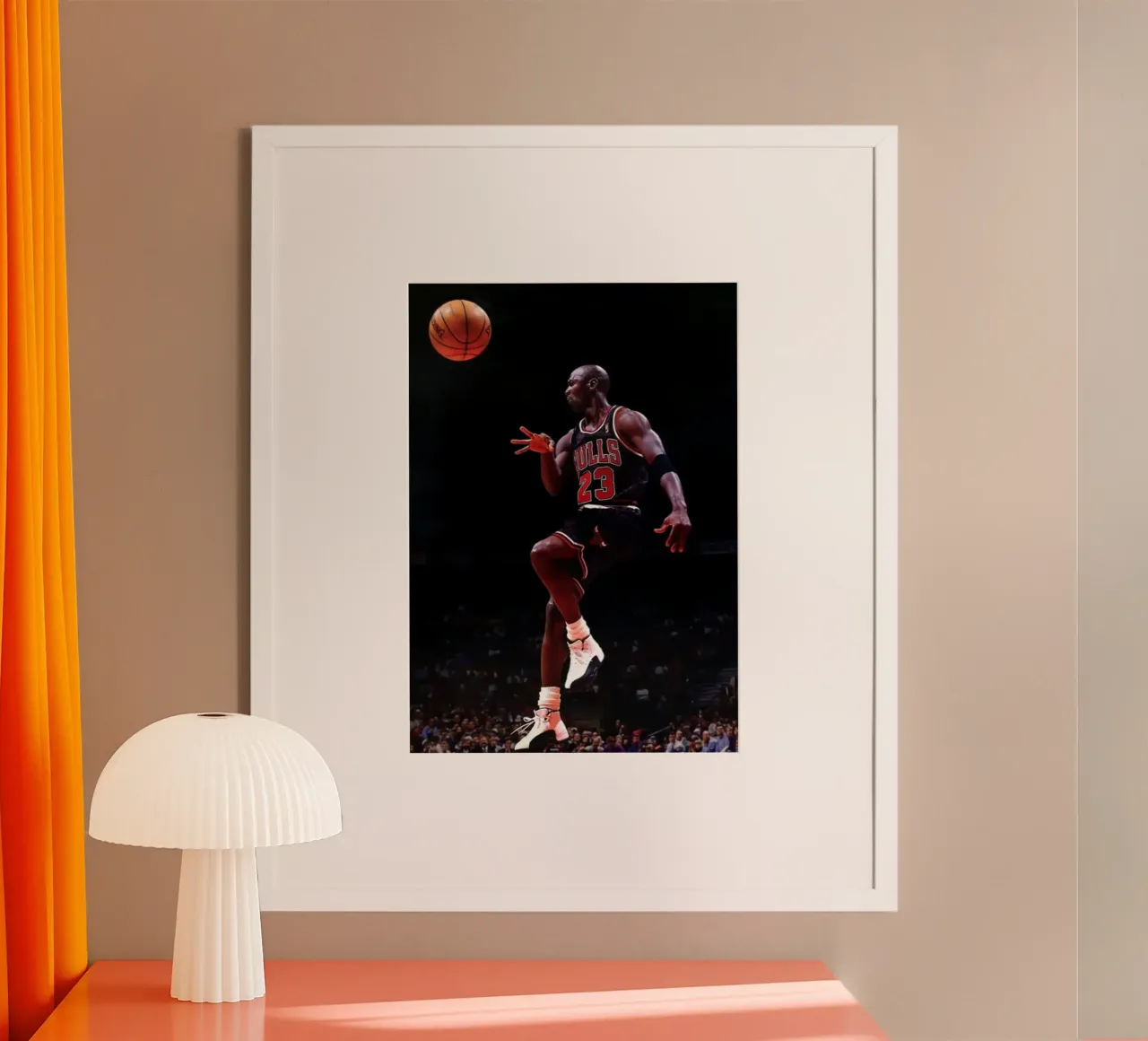 estilo libre jordan poster con marco de plástico de kanel shop