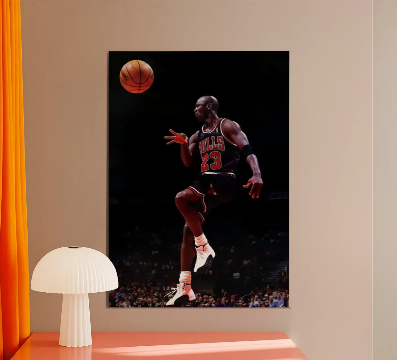 estilo libre jordan poster con marco de plástico de kanel shop