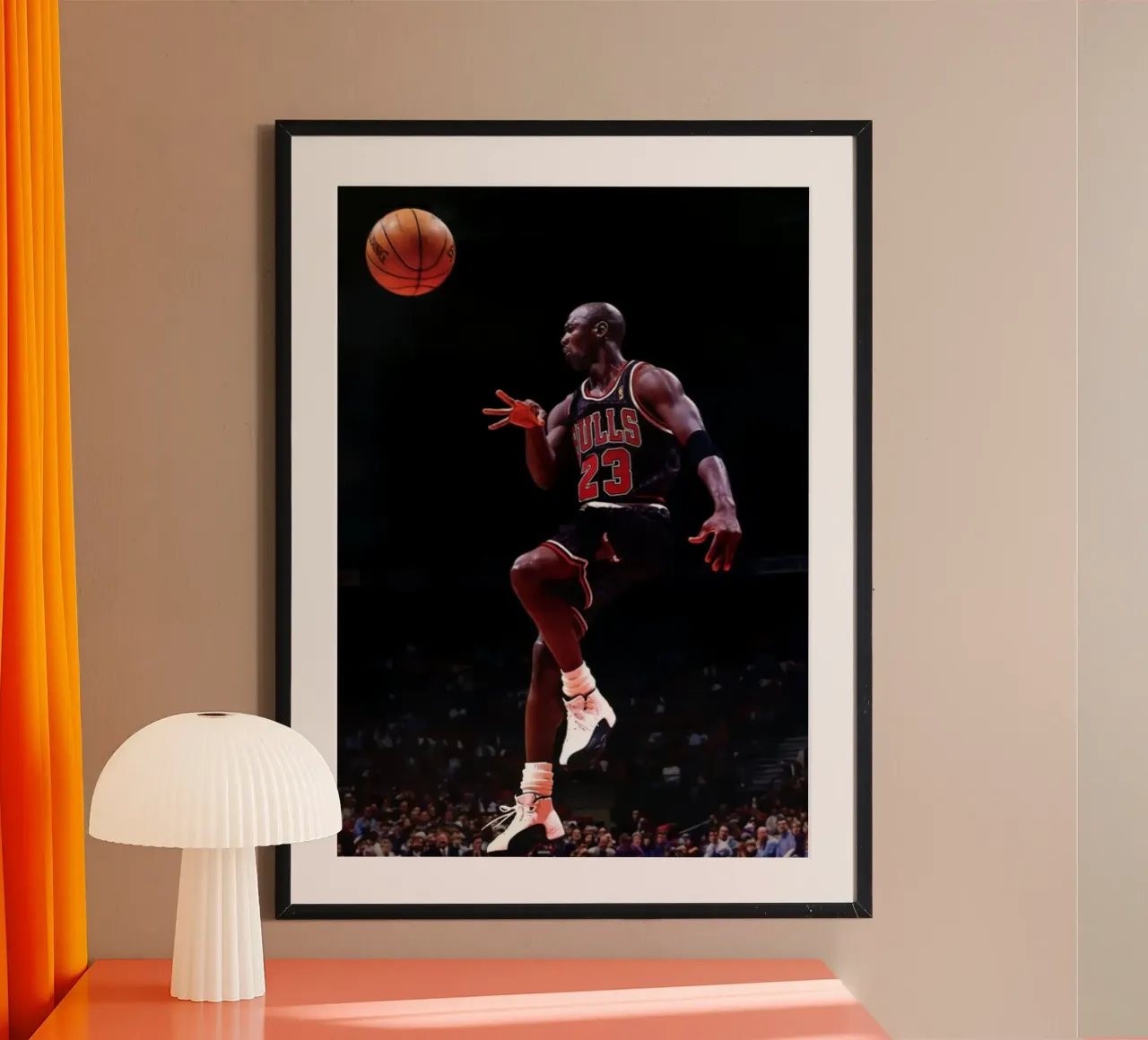 estilo libre jordan poster con marco de plástico de kanel shop
