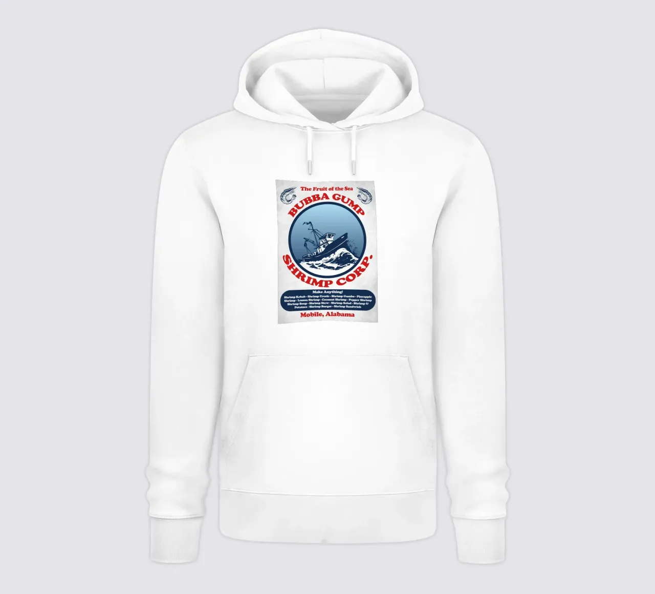 Bubba Gump Shrimp Corp. felpa con cappuccio da Junkie Movie