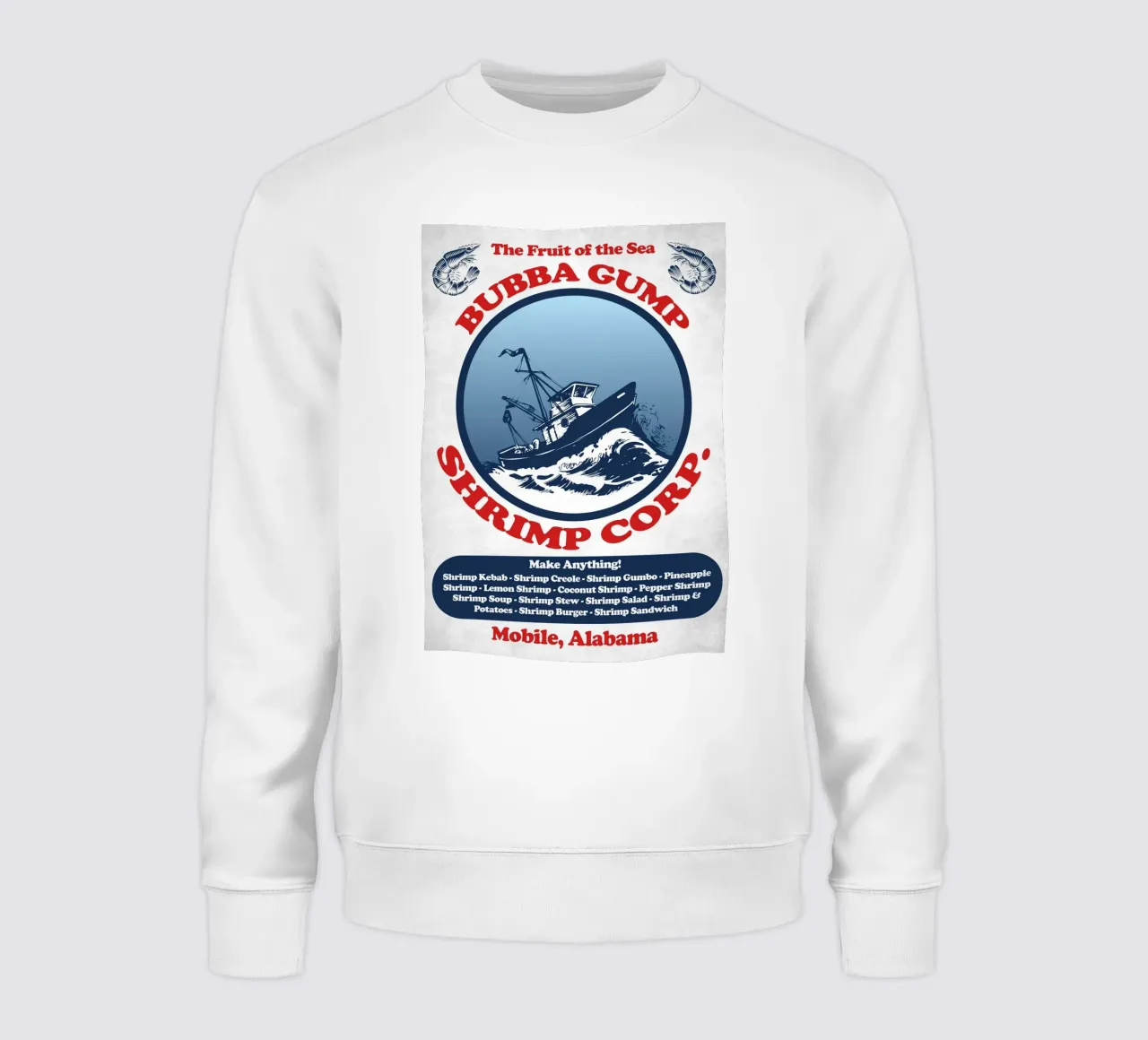 Bubba Gump Shrimp Corp. felpa da Junkie Movie