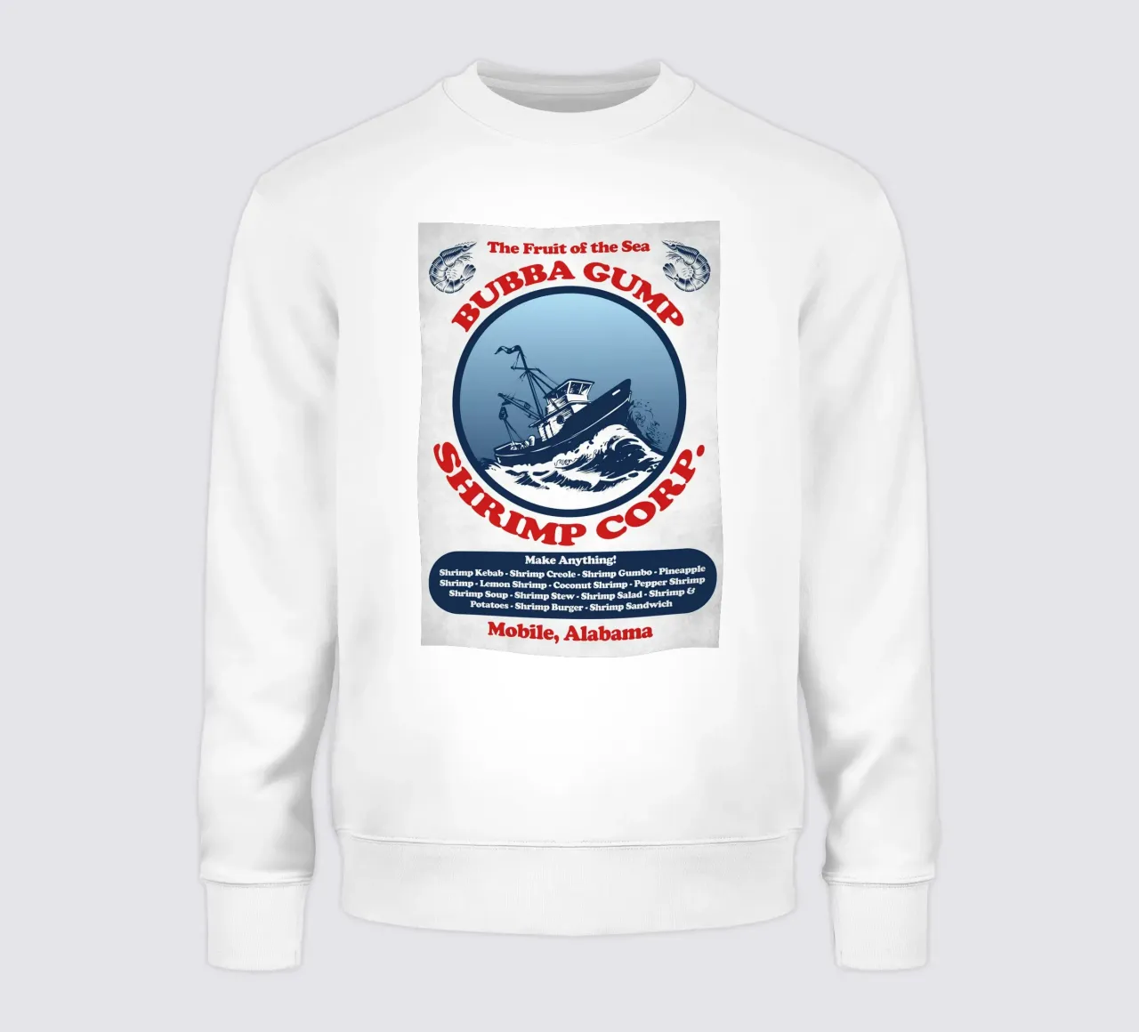 Bubba Gump Shrimp Corp. felpa da Junkie Movie