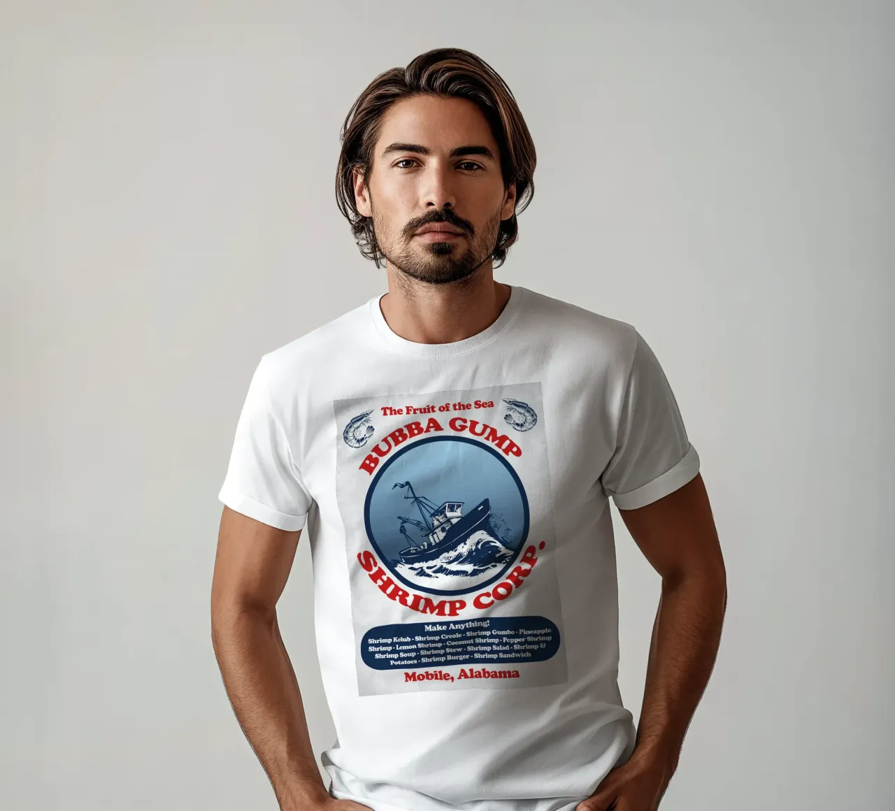 Bubba Gump Shrimp Corp. t-shirt da Junkie Movie