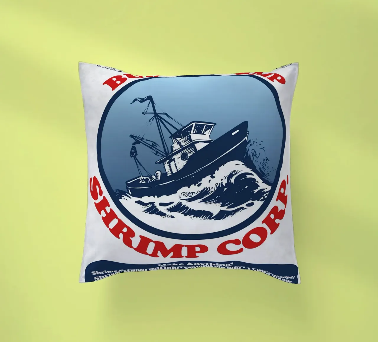 Bubba Gump Shrimp Corp. cuscino da Junkie Movie