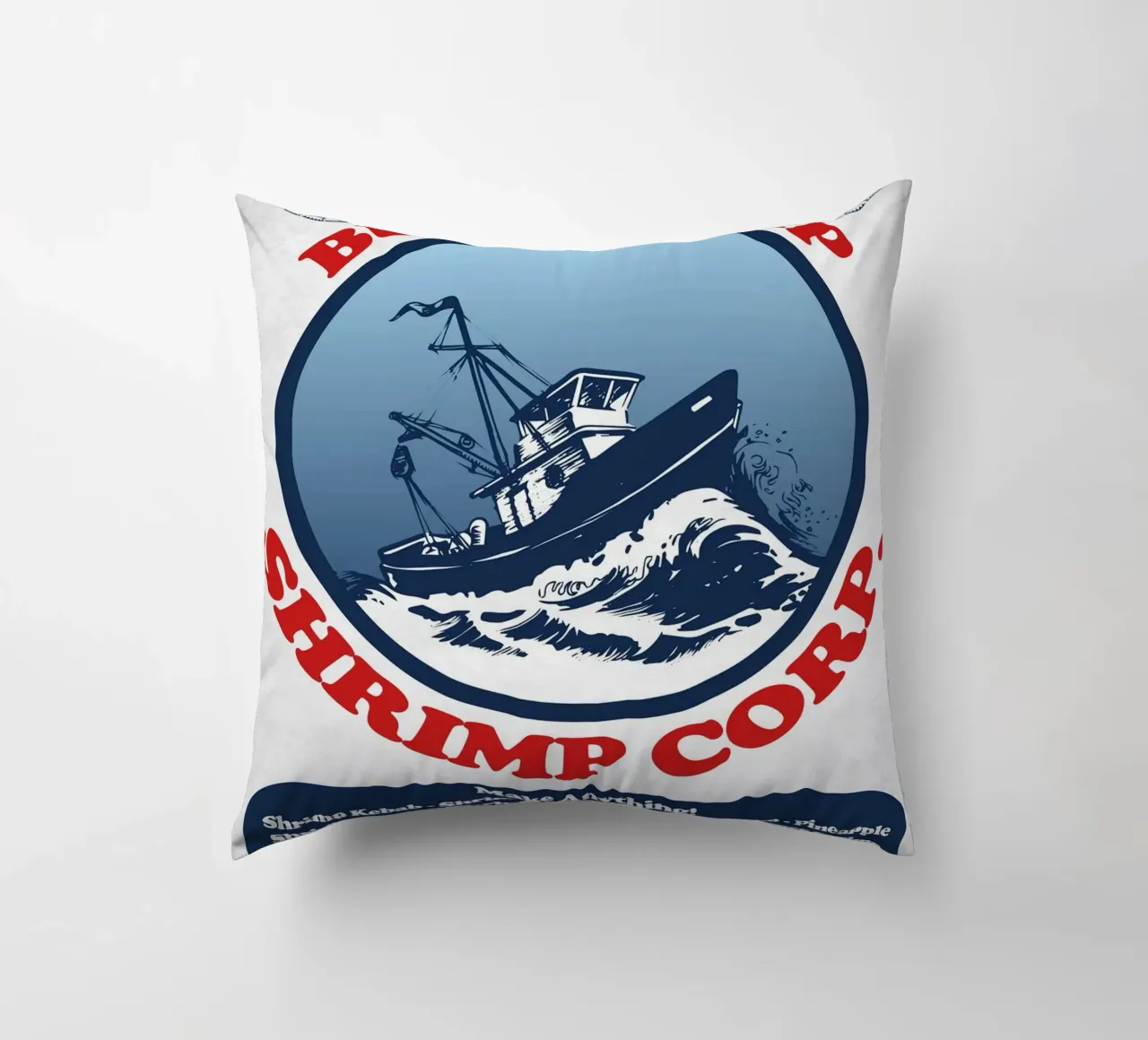Bubba Gump Shrimp Corp. cuscino da Junkie Movie
