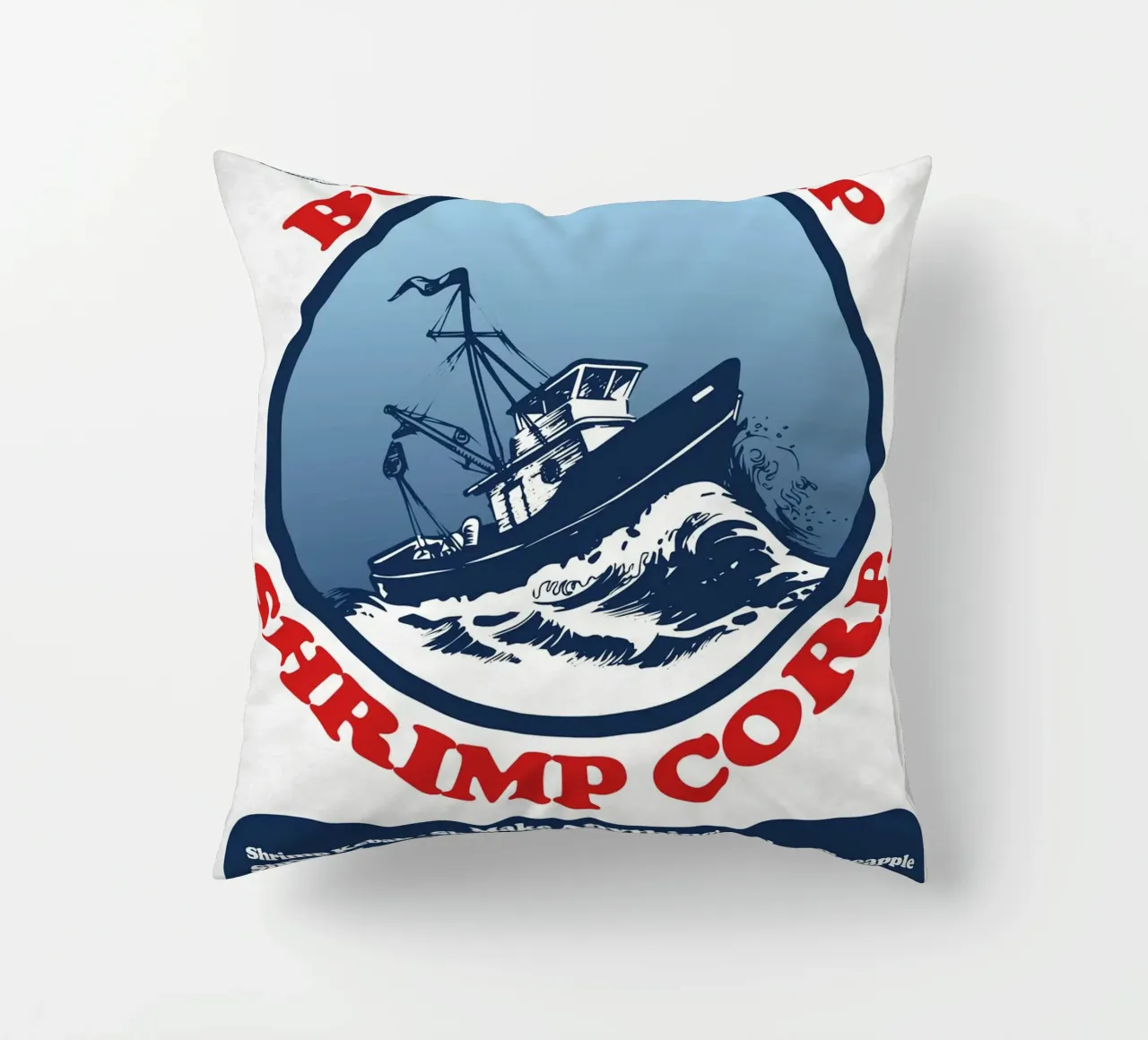 Bubba Gump Shrimp Corp. cuscino da Junkie Movie
