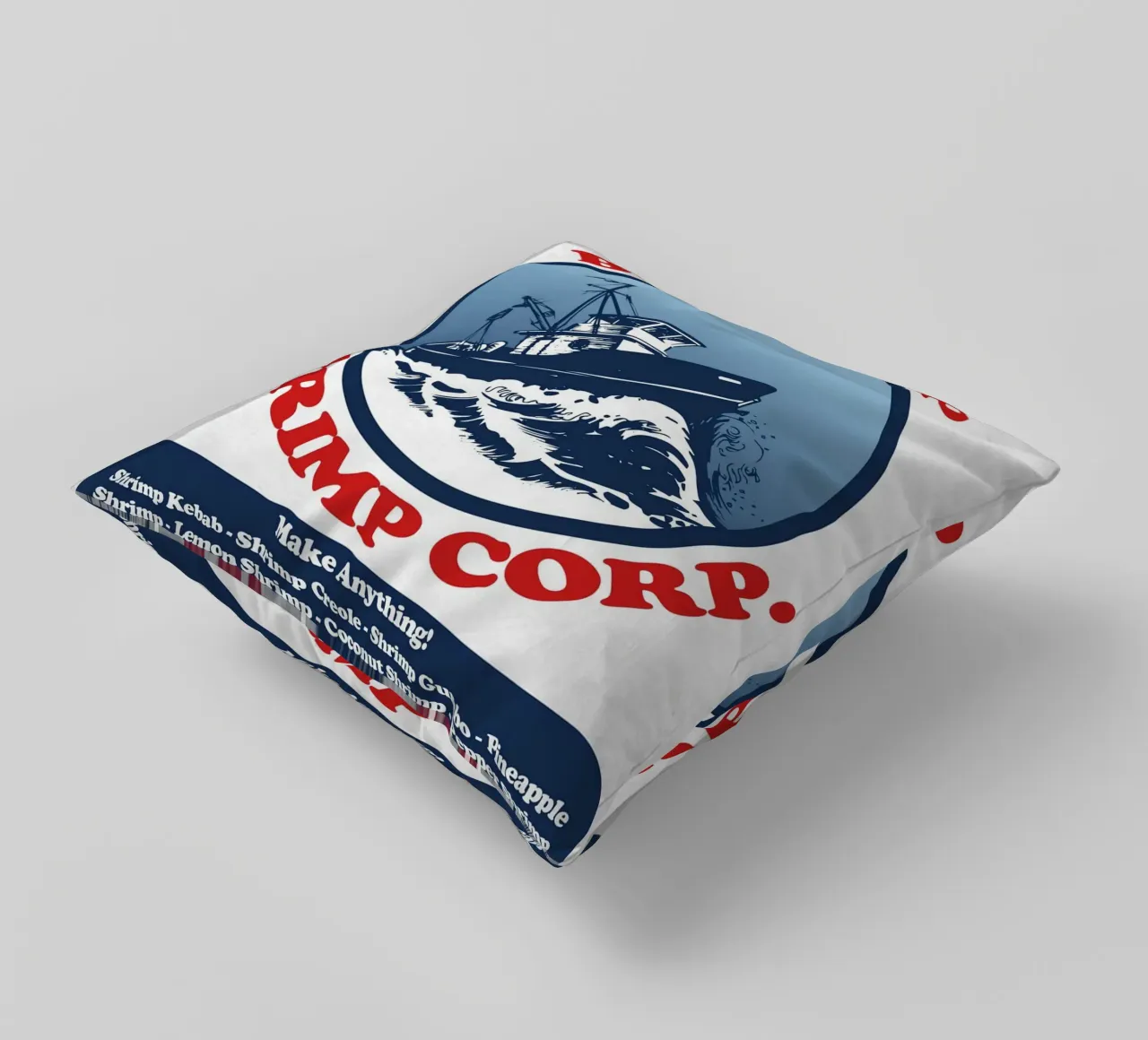 Bubba Gump Shrimp Corp. cuscino da Junkie Movie