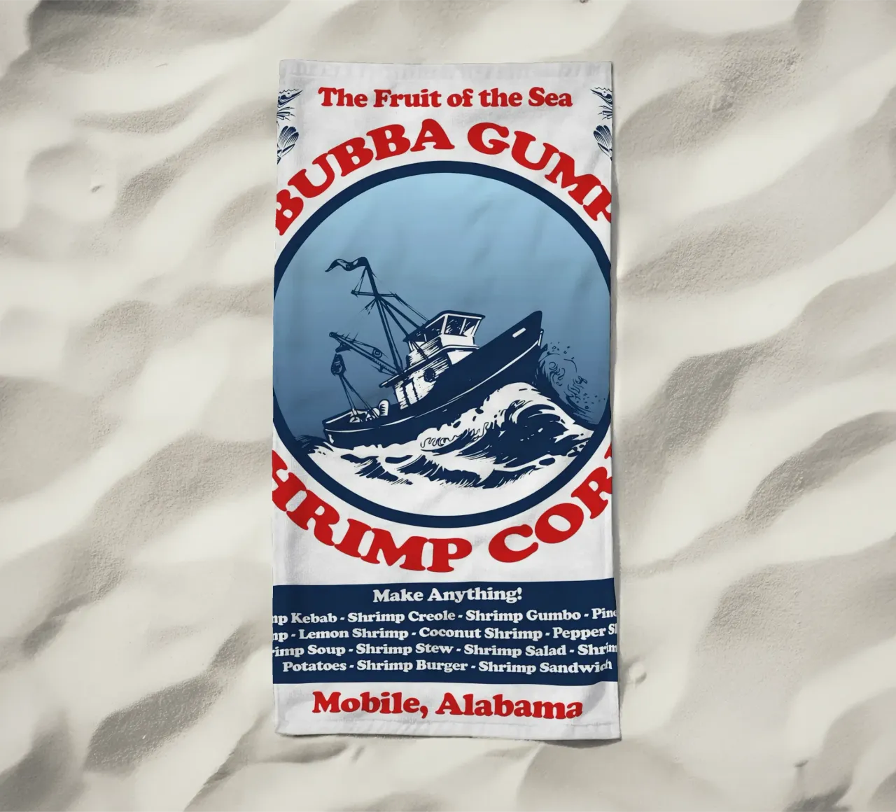 Bubba Gump Shrimp Corp. telo mare da Junkie Movie