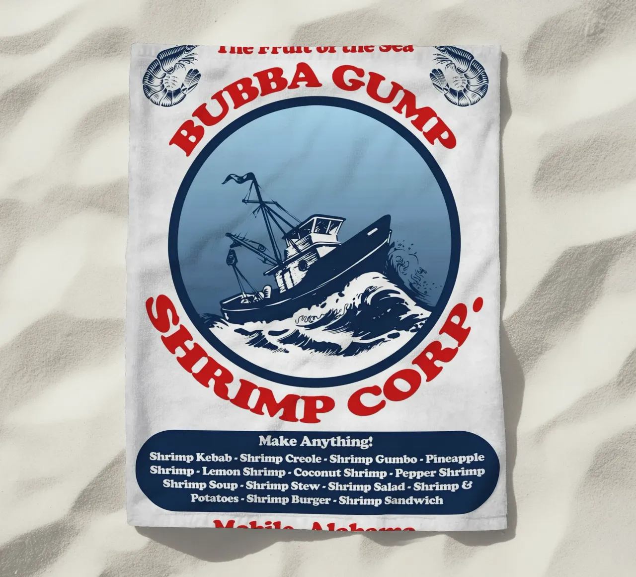 Bubba Gump Shrimp Corp. telo mare da Junkie Movie