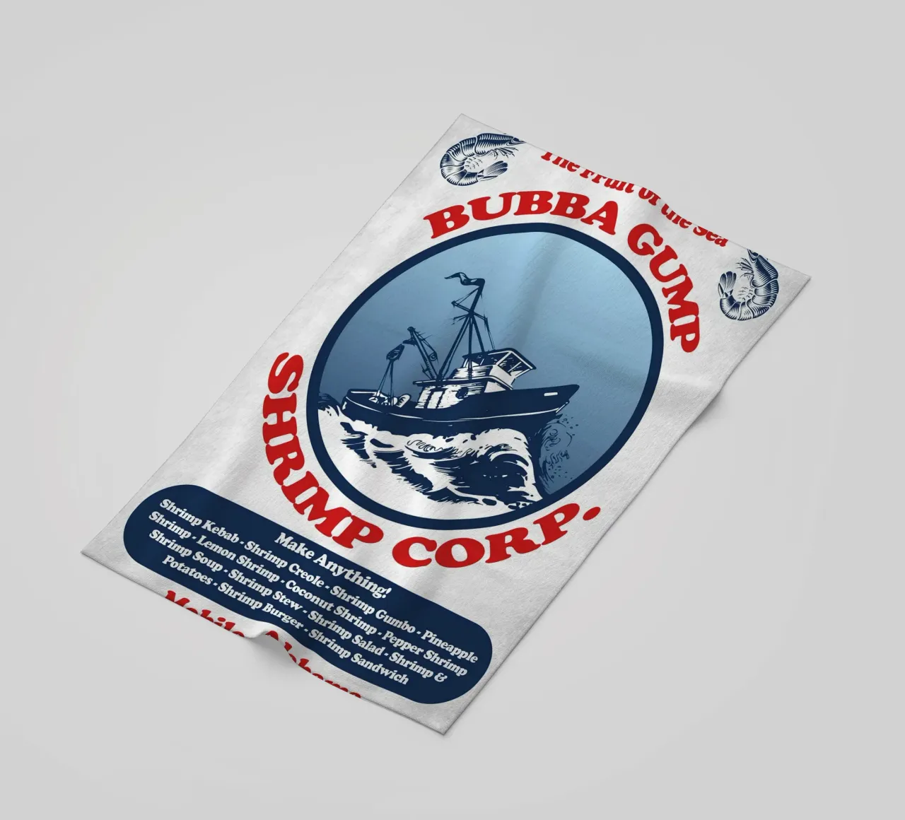 Bubba Gump Shrimp Corp. telo mare da Junkie Movie